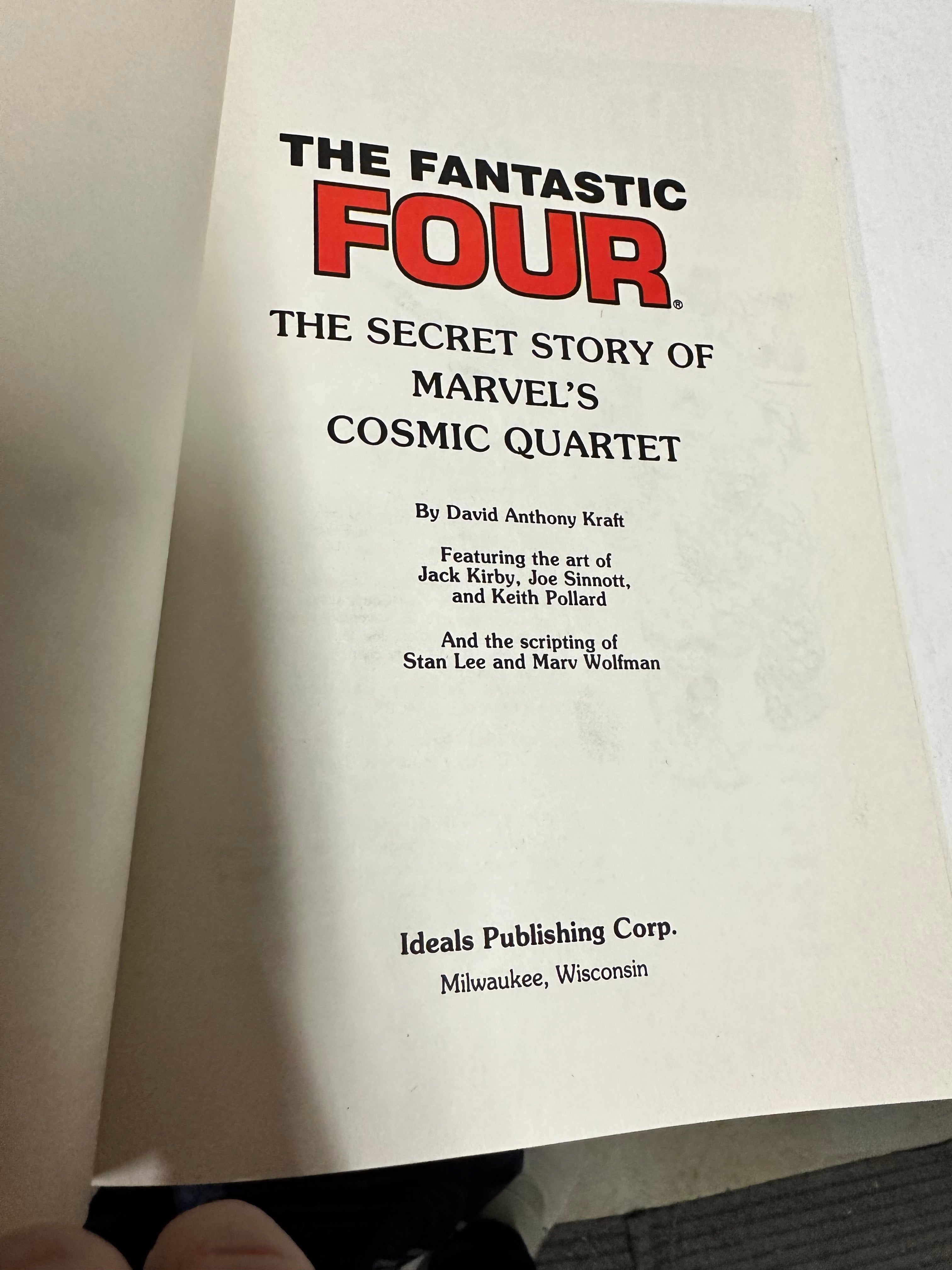 The Fantastic Four Marvel soft cover large format comic book 1981