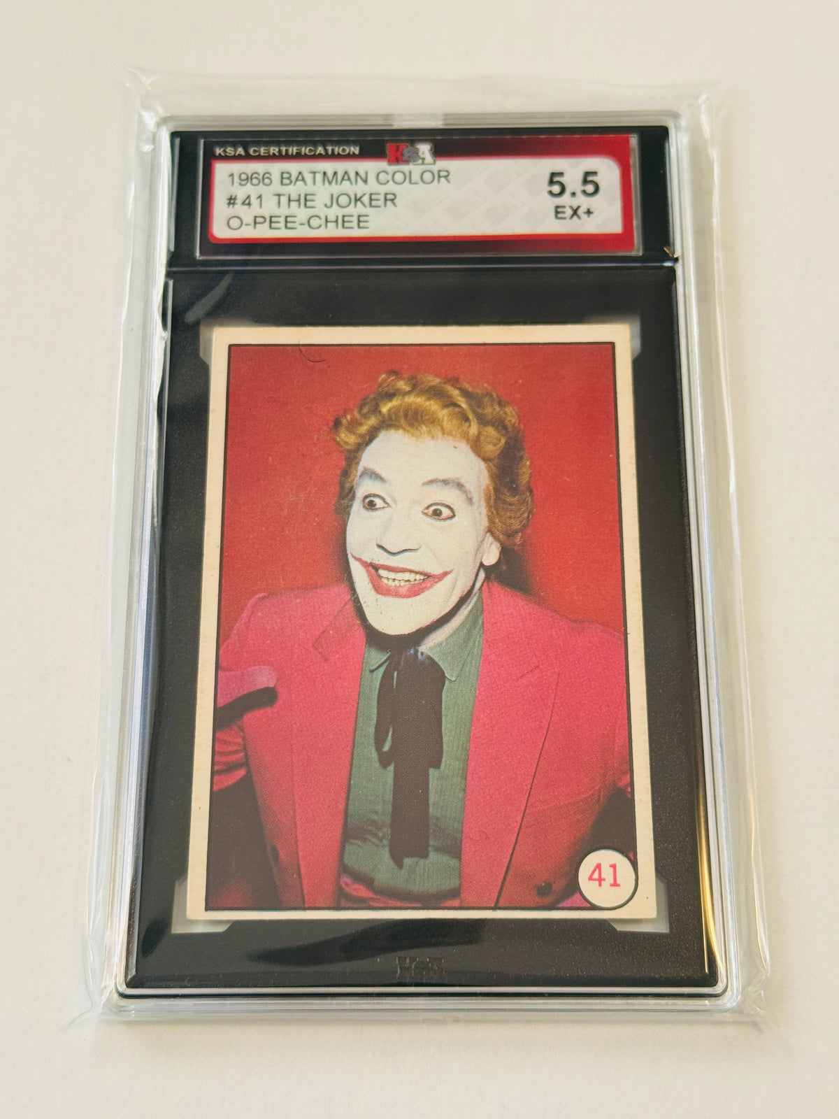 Batman vintage Joker graded opc card 1966