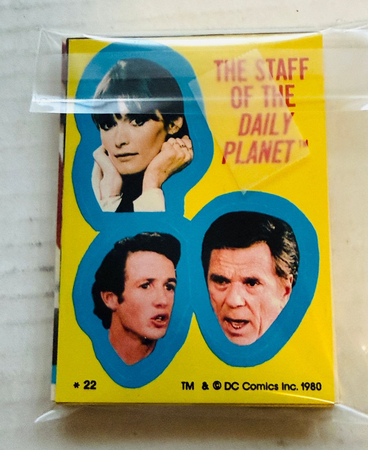 Superman 2 movie stickers set 1980
