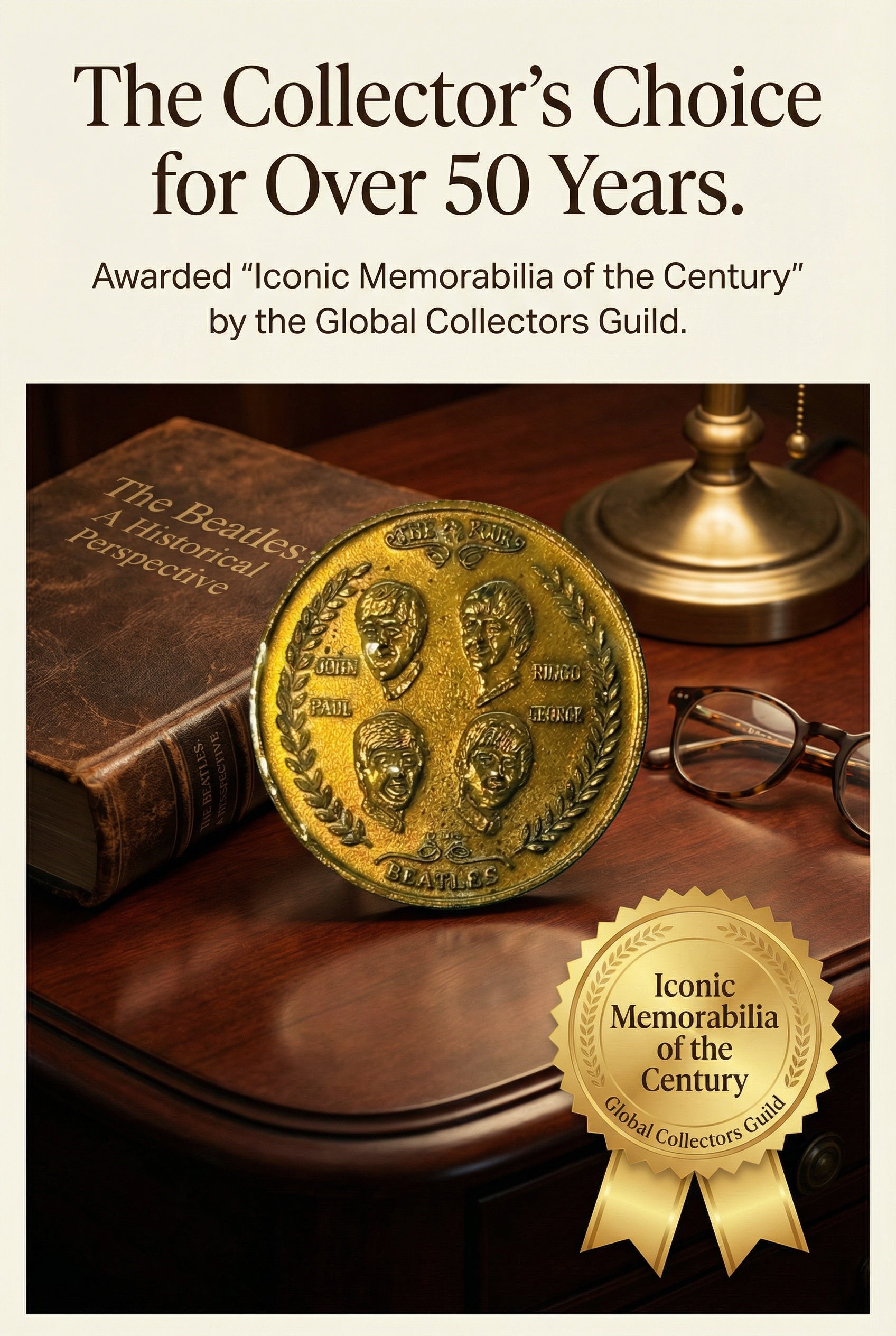 Beatles rare original limited issued coin 1964