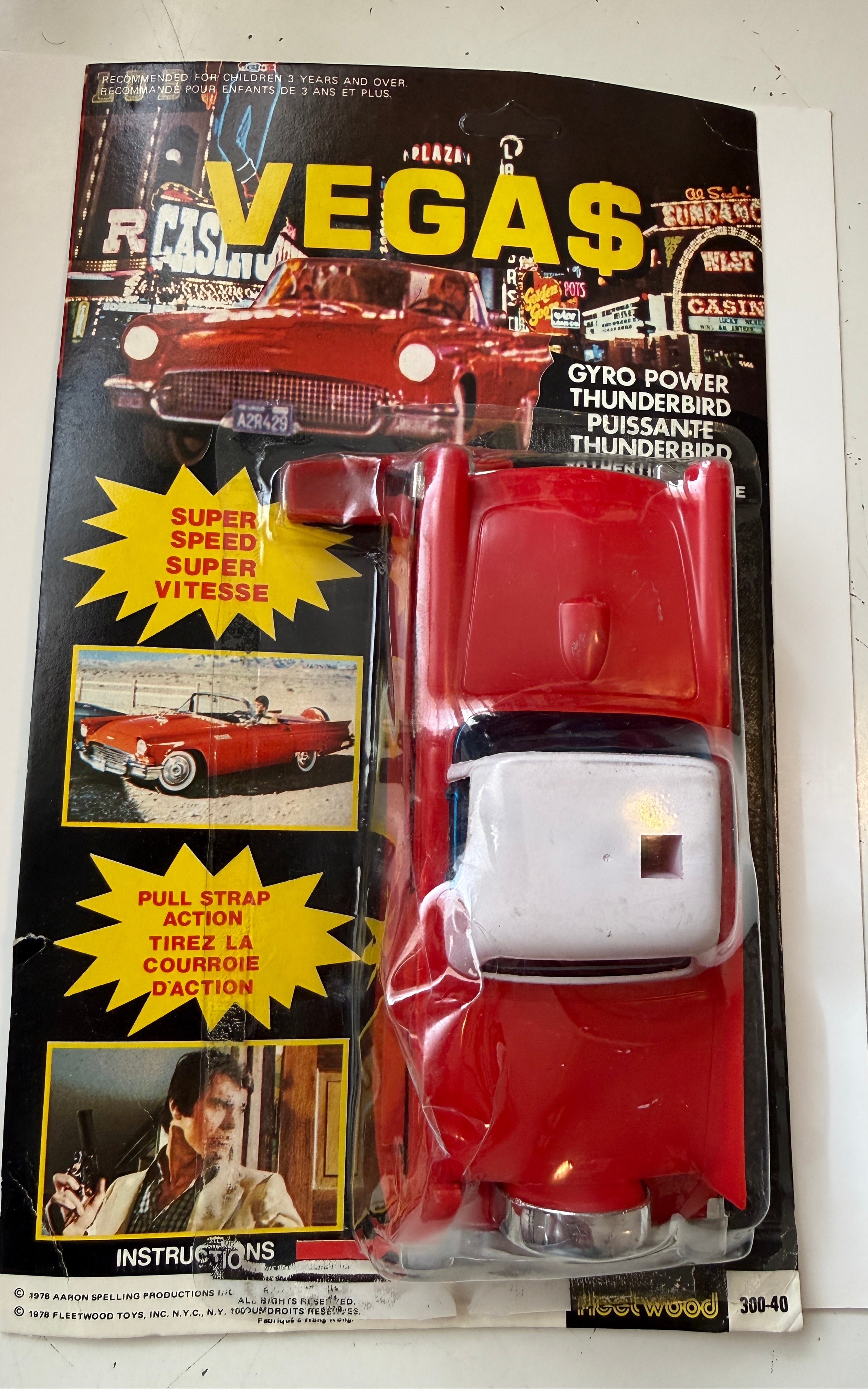 Vegas TV show rare original Toy car factory sealed 1978