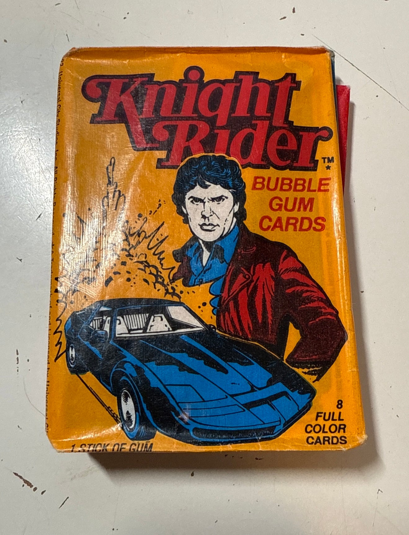 Knight Rider TV show cards pack sealed 1982
