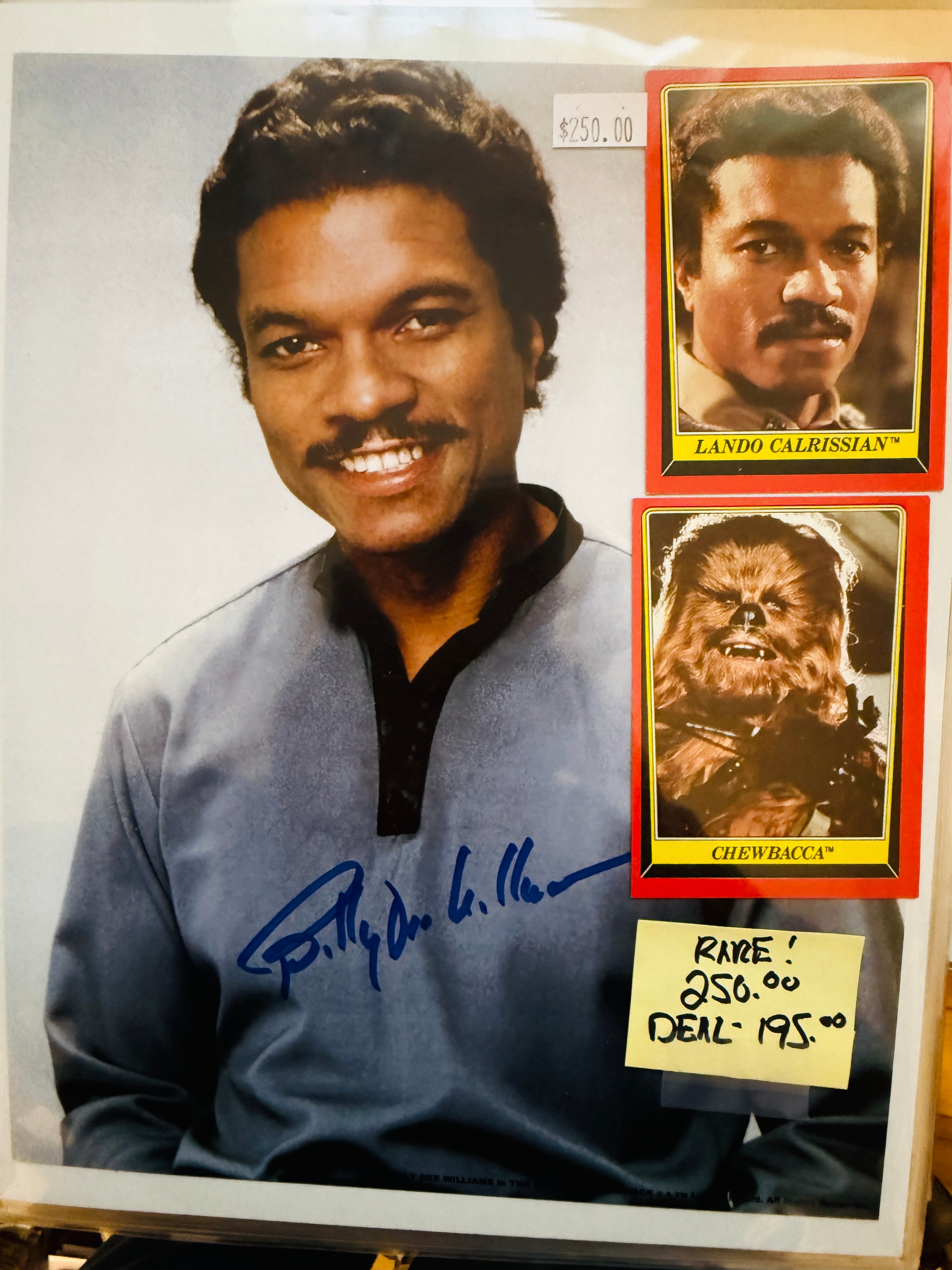 Star Wars legend Billy Dee Williams autographed 8 x 10 photo with COA