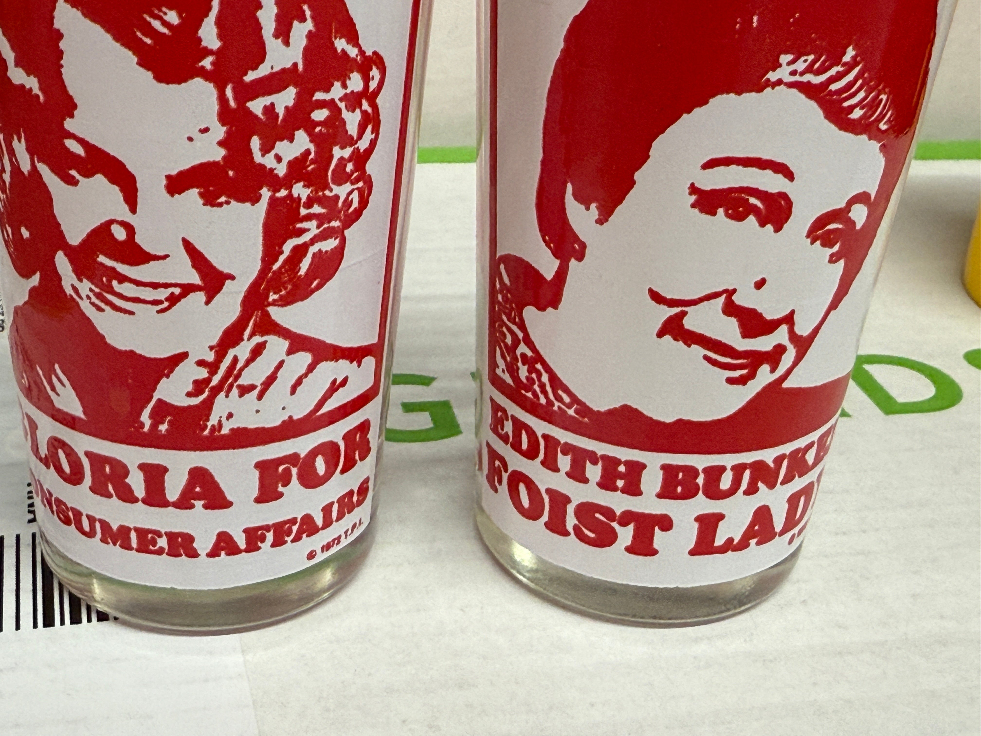 Archie Bunker two rare vintage Archie Bunker TV show series glasses1970s