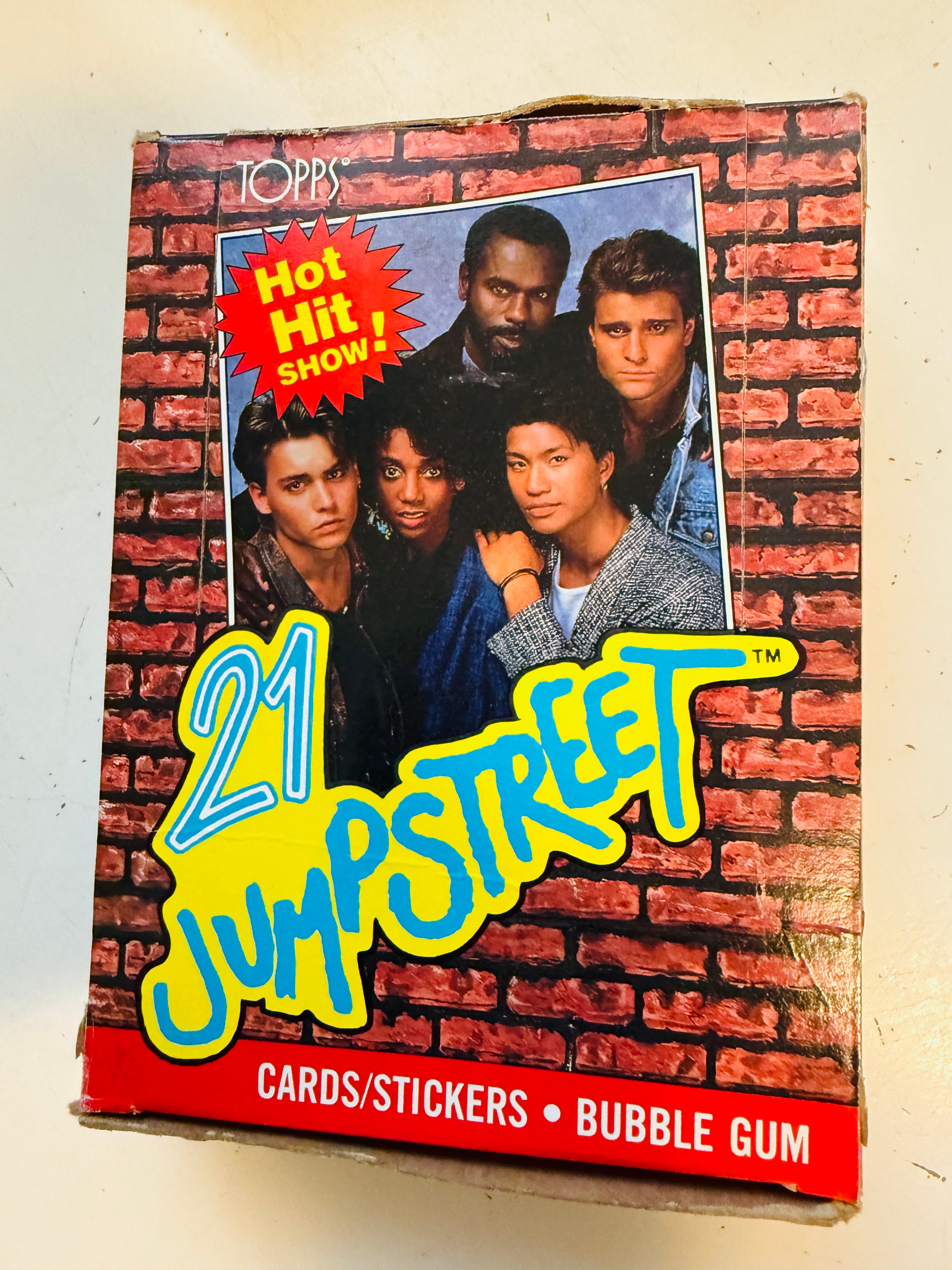 21 Jump street tv show cards, 36 packs box 1987-88