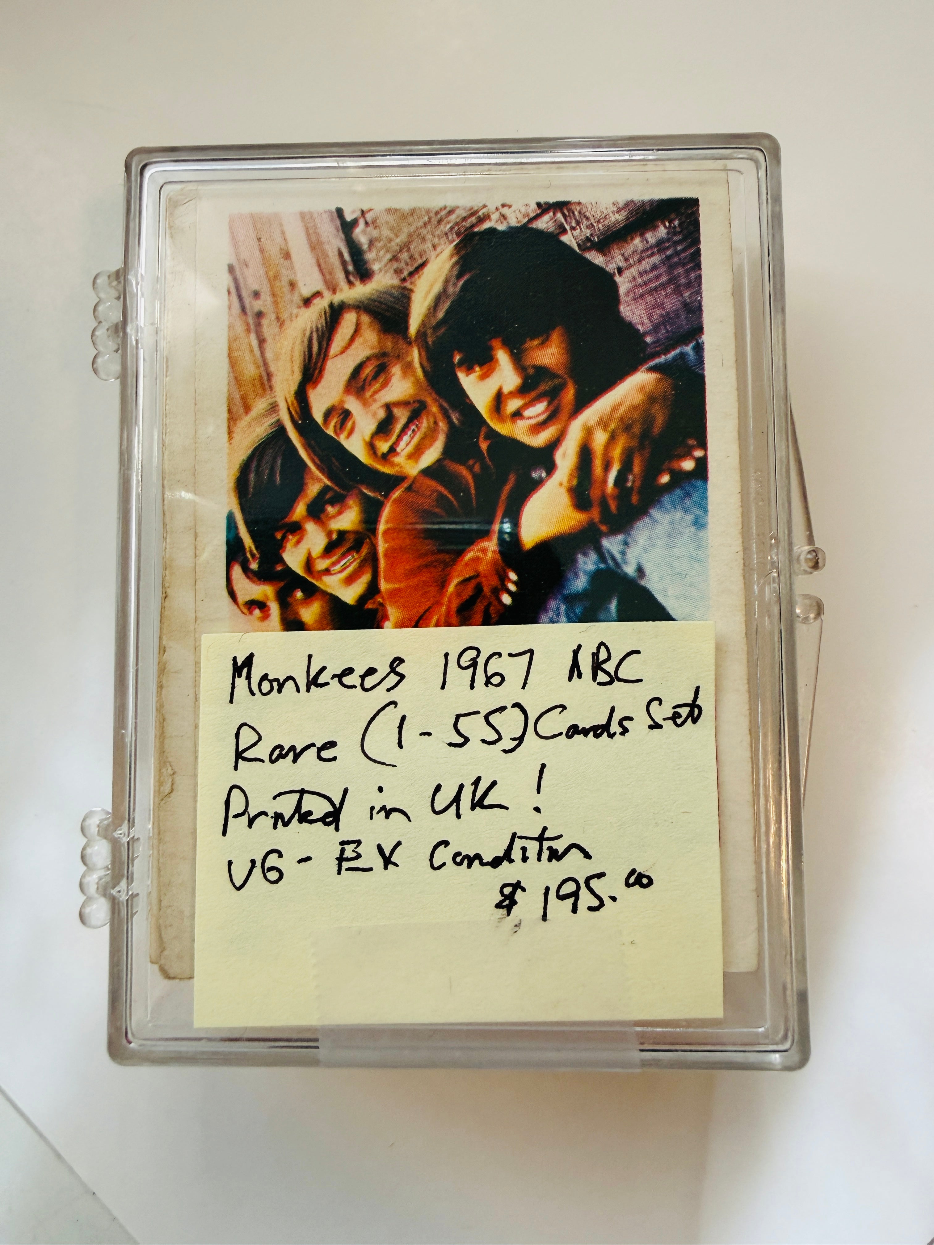 The Monkees TV show rare UK complete vintage cards set 1967