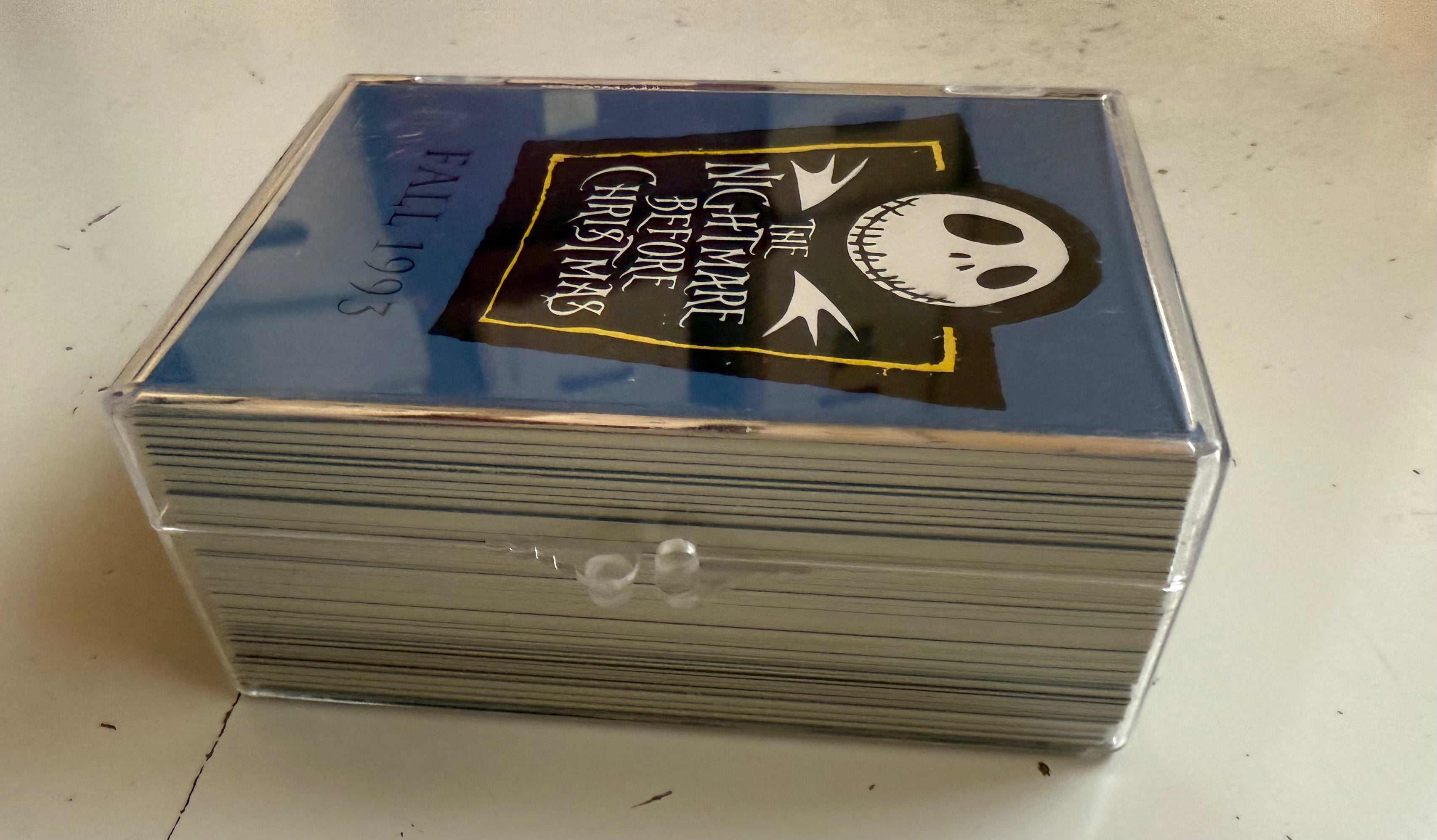 Nightmare before Christmas movie cards set 1993