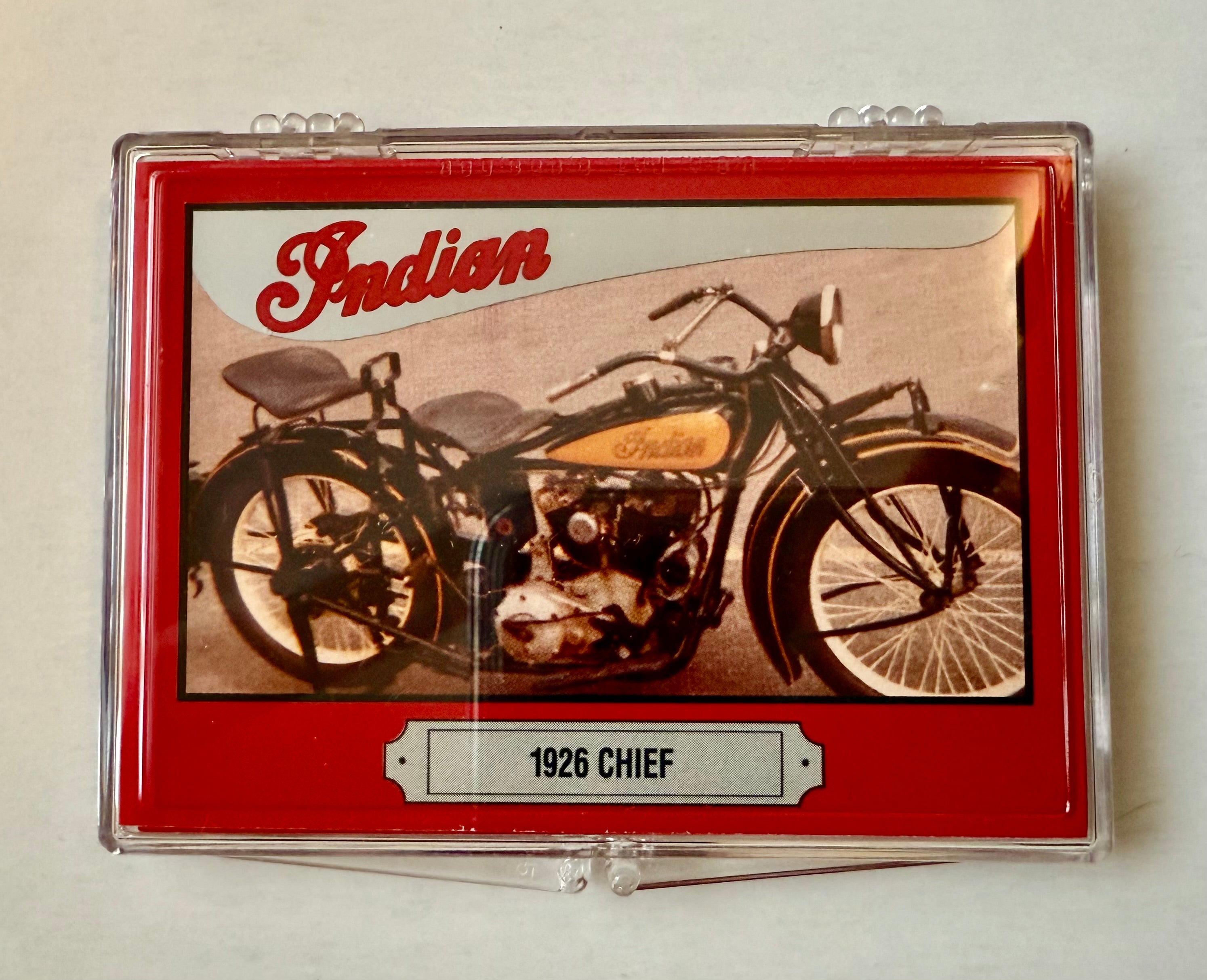 Indian motorcycle vintage 10 cards set 1992