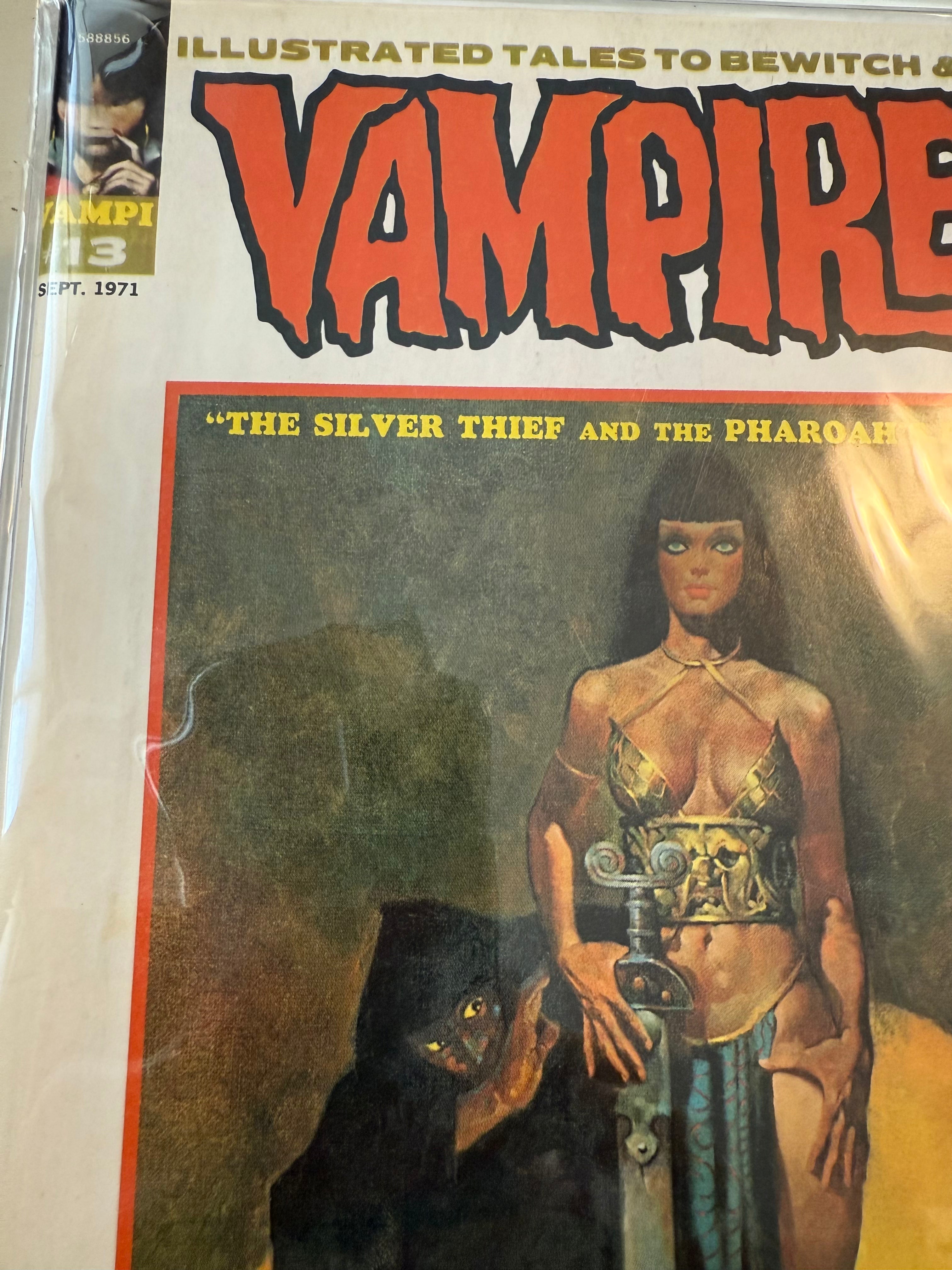 Vampirella #13 comic magazine high grade condition 1971