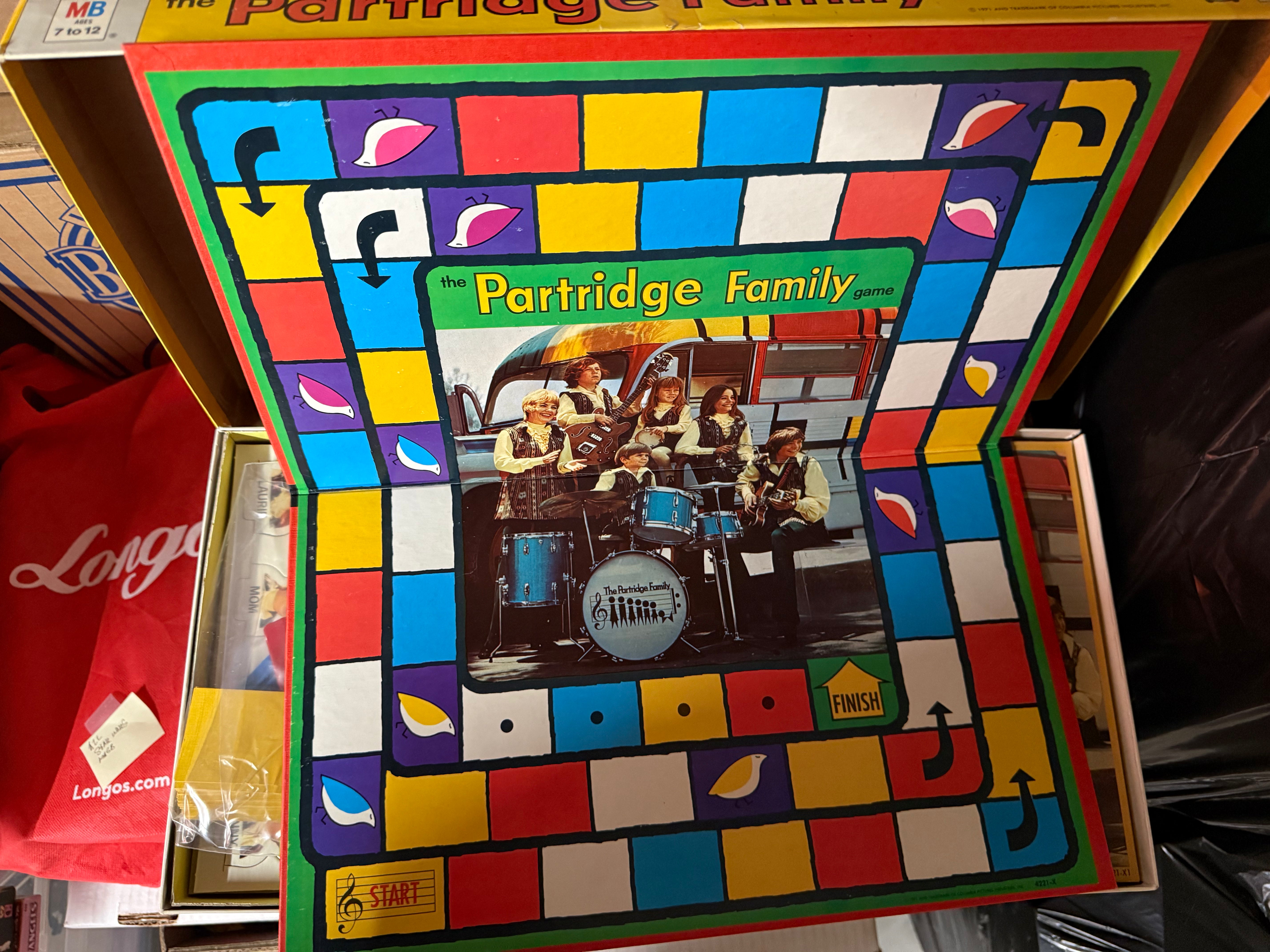 Partridge family TV show original board game 1971