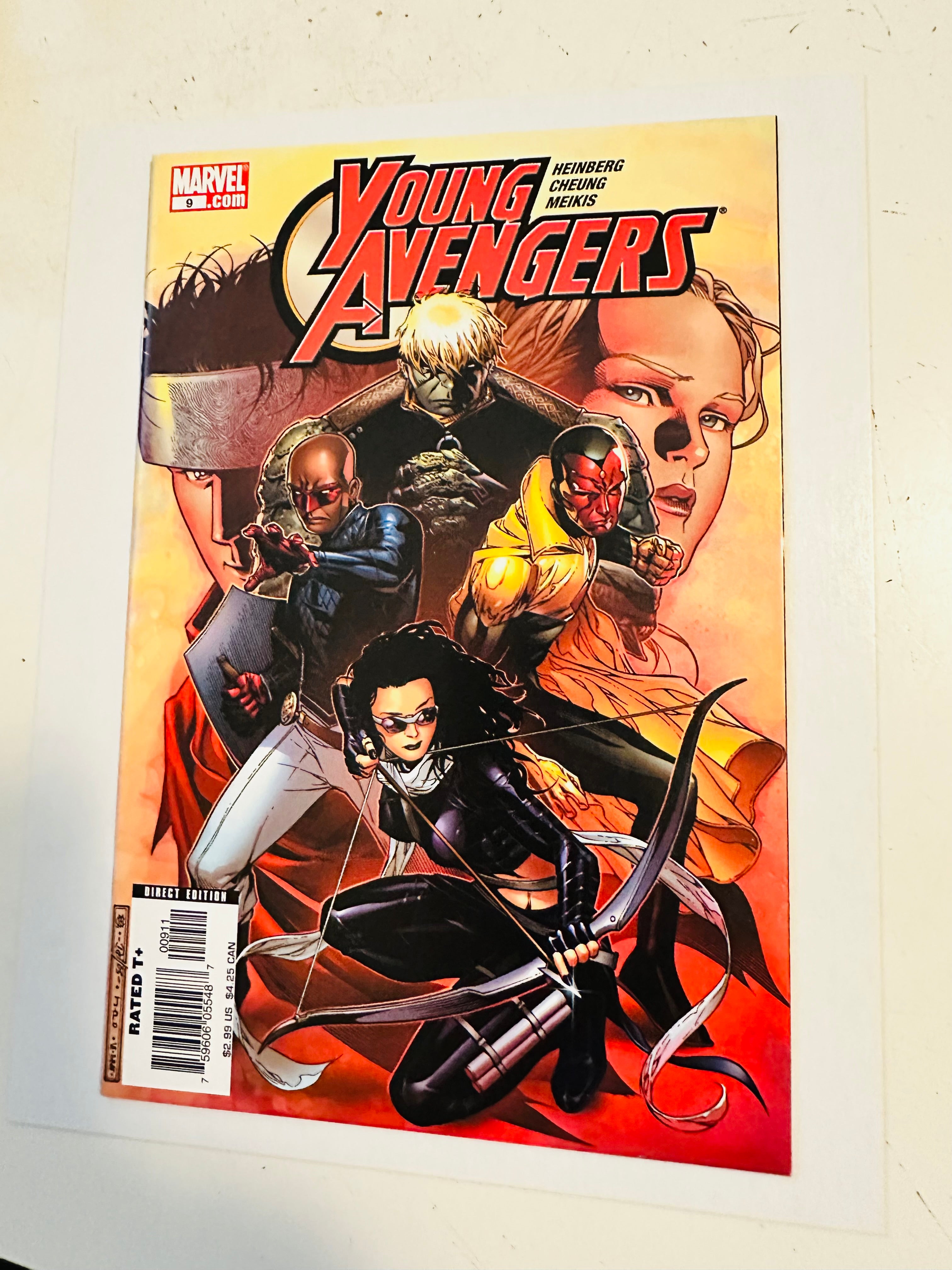 Young avengers comic #9