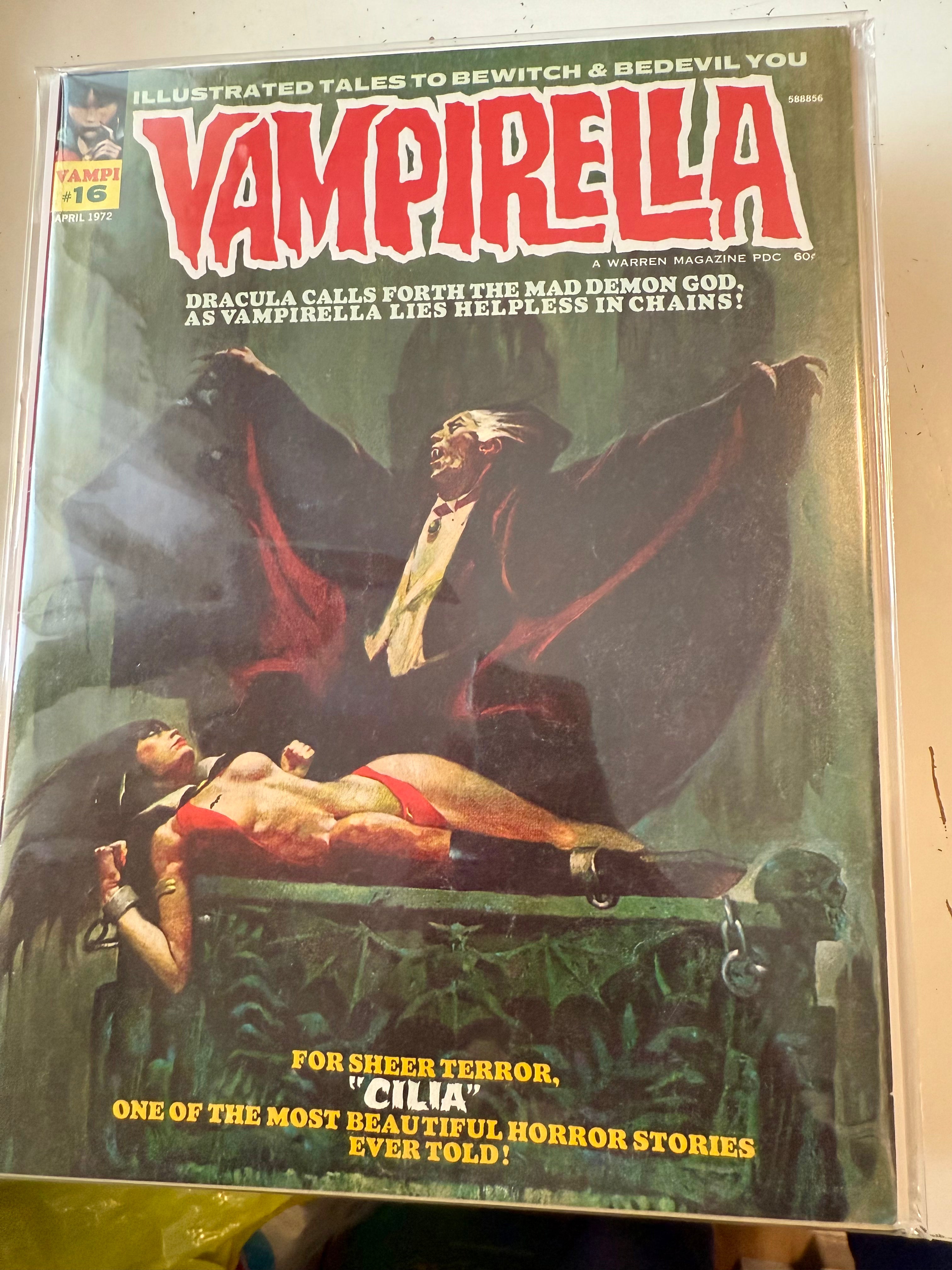 Vampirella #16 comic magazine VF condition 1972