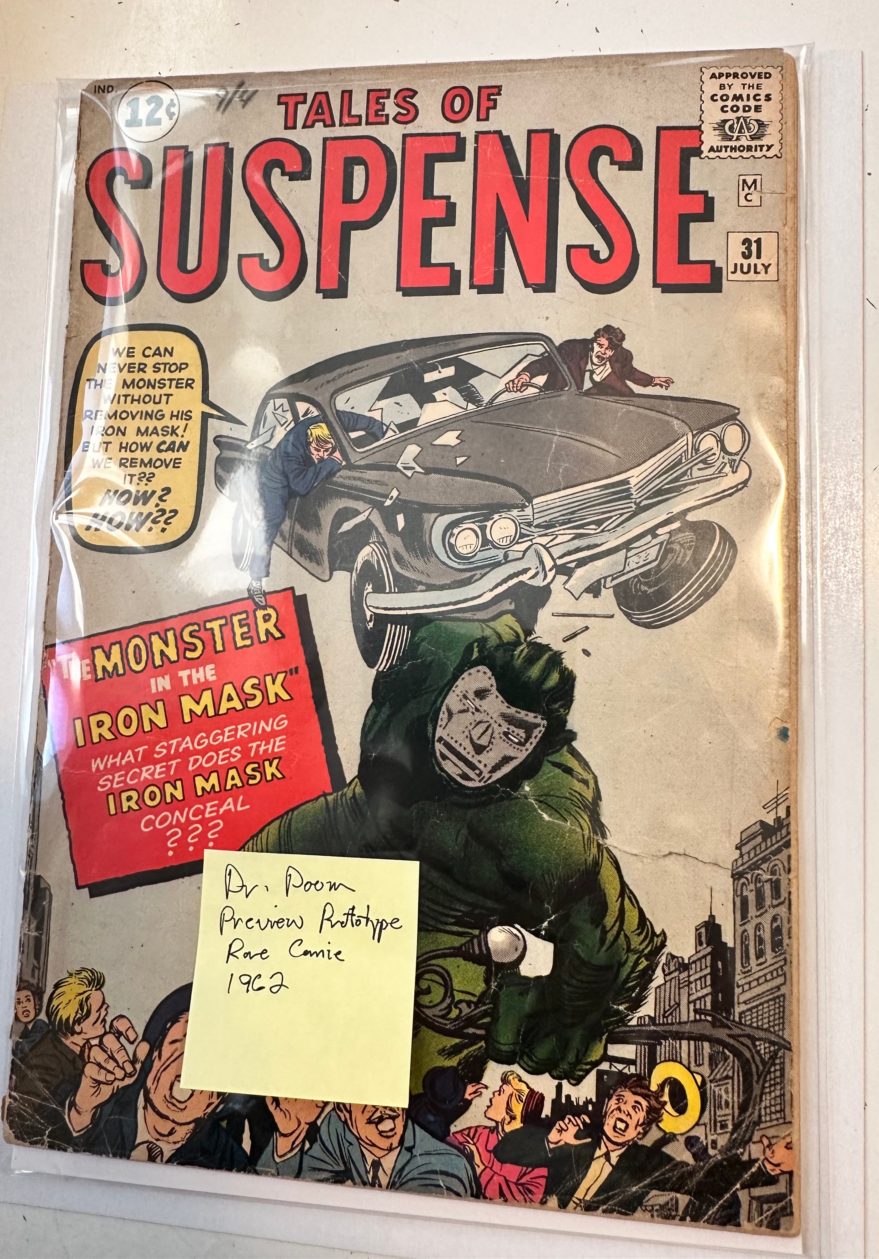 Tales of Suspense #31 Rare Doctor Doom first Prototype story Marvel Comics 1962