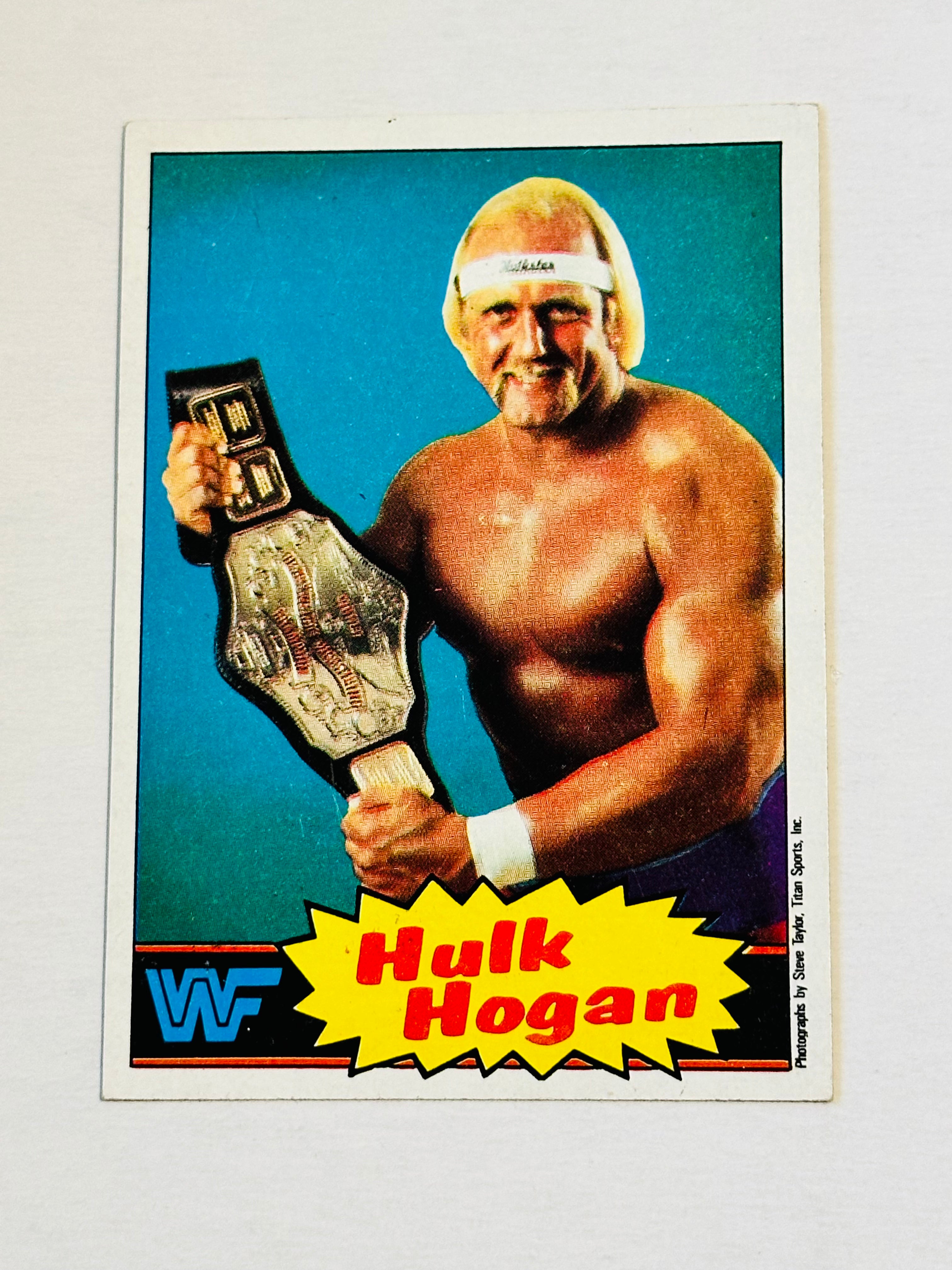 Hulk Hogan Topps rare vintage Wrestling rookie card 1985