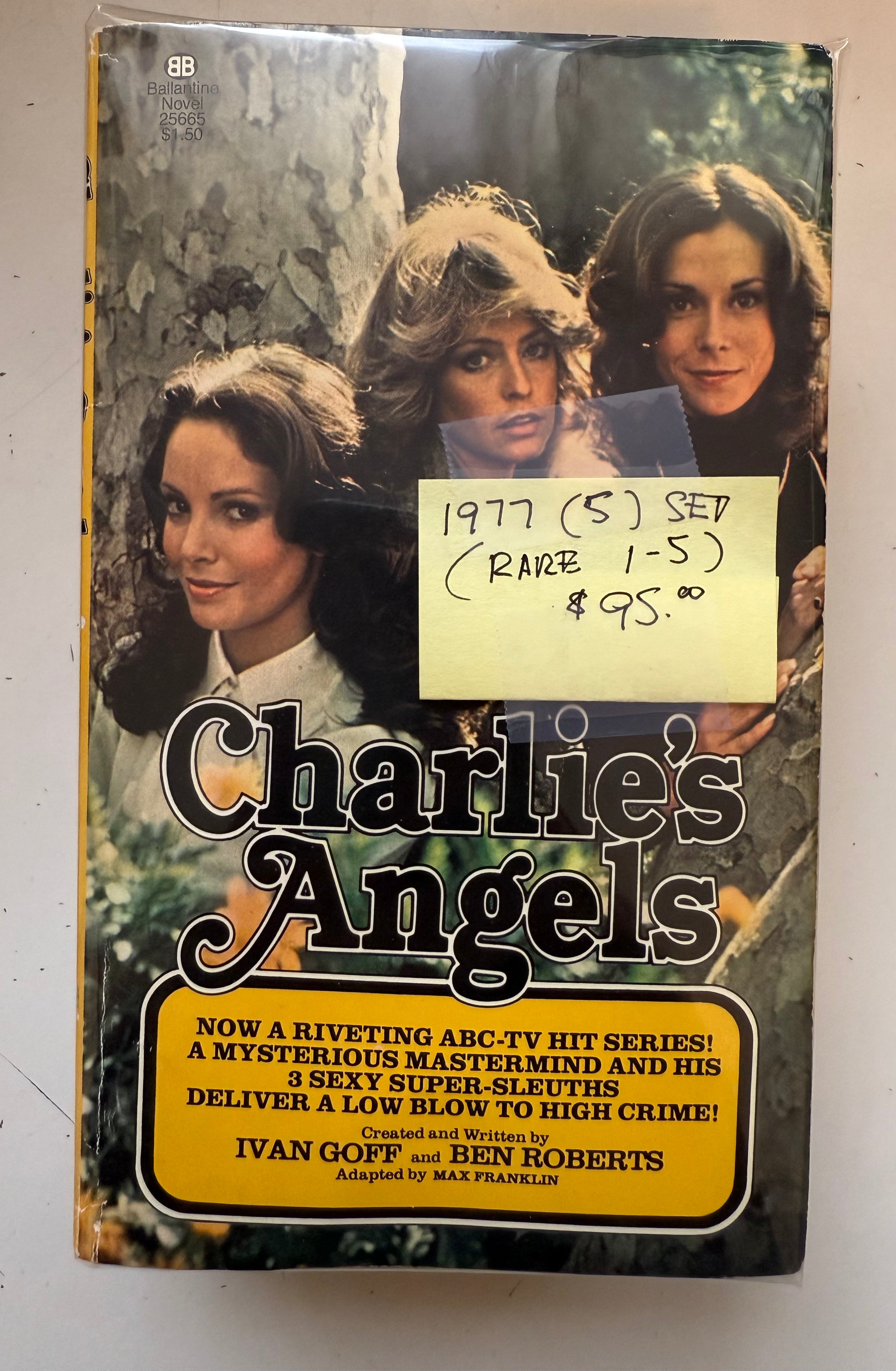Charlie’s Angels TV show set of five pocketbooks 1977