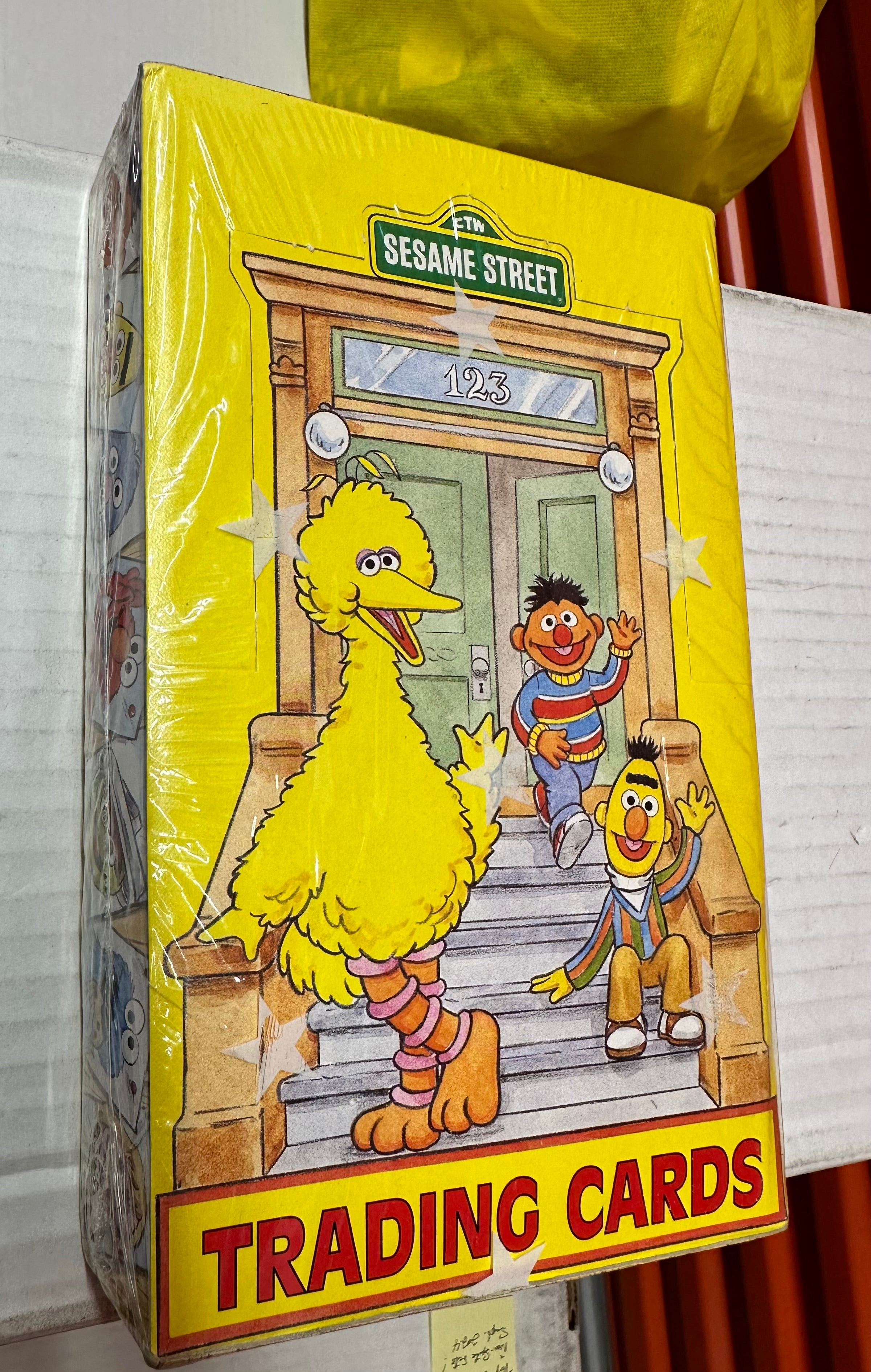 Sesame Street TV show cards 36 packs factory sealed box 1992