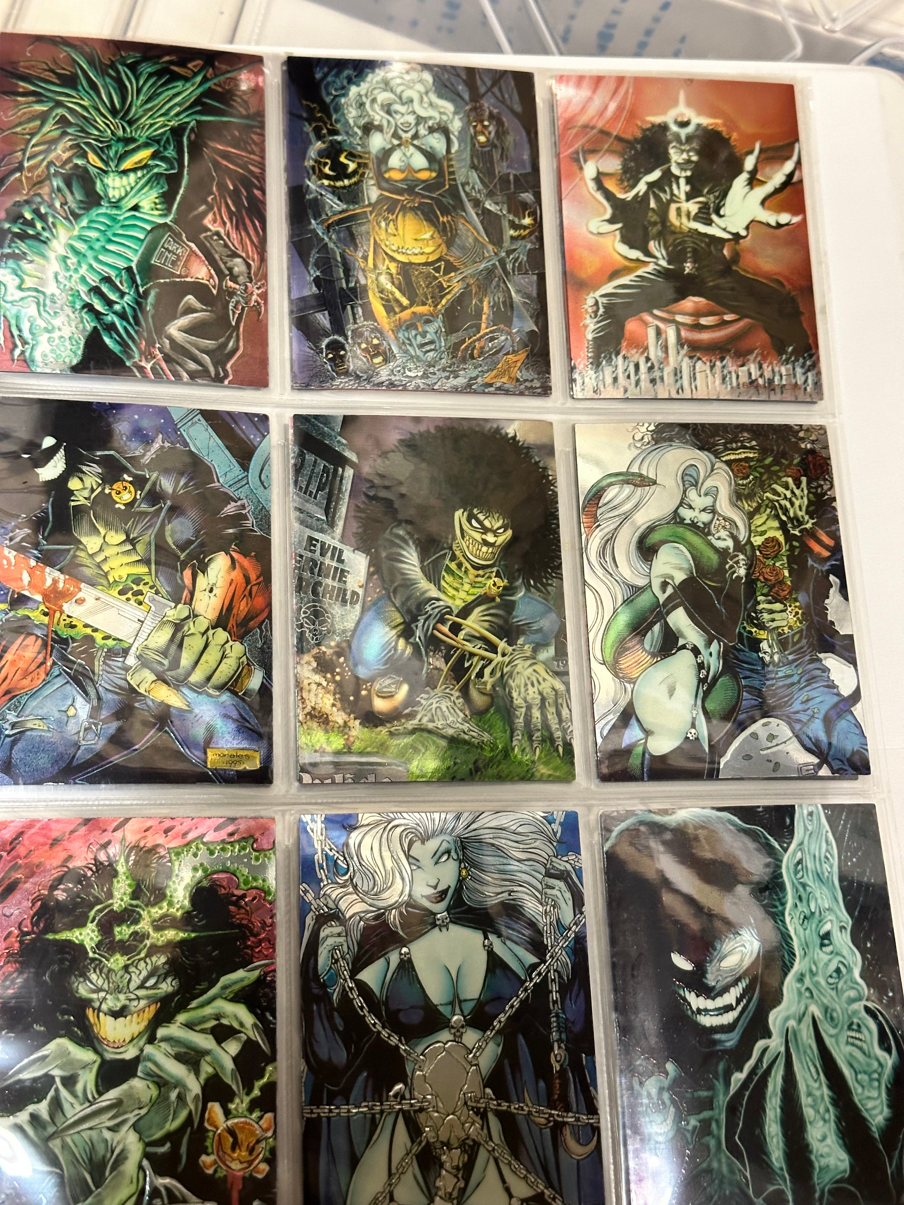 Ernie Ernie Chrome rare foil, high-end cards set with bonus Insert card 1995
