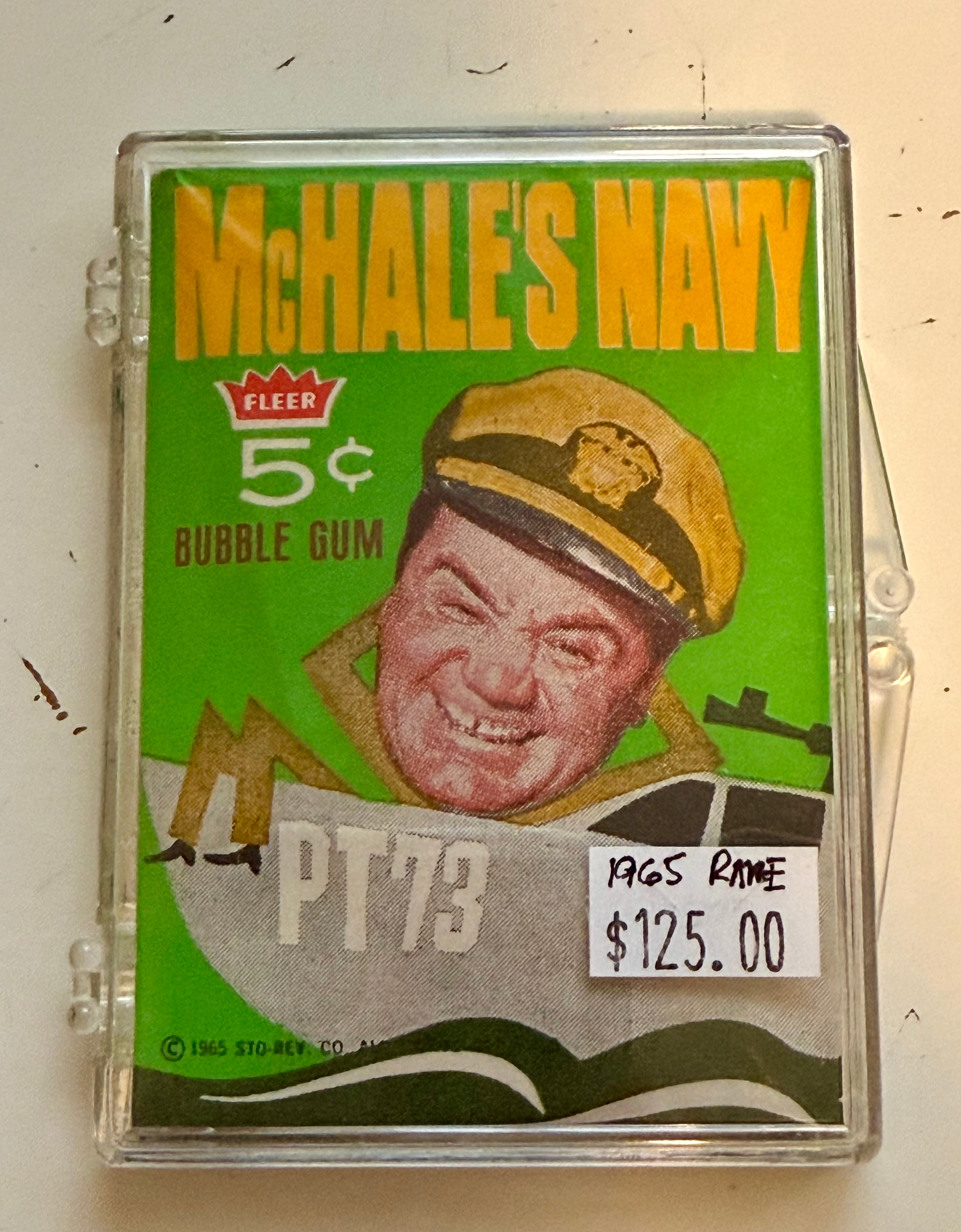 McHales Navy TV show cards rare sealed pack 1965