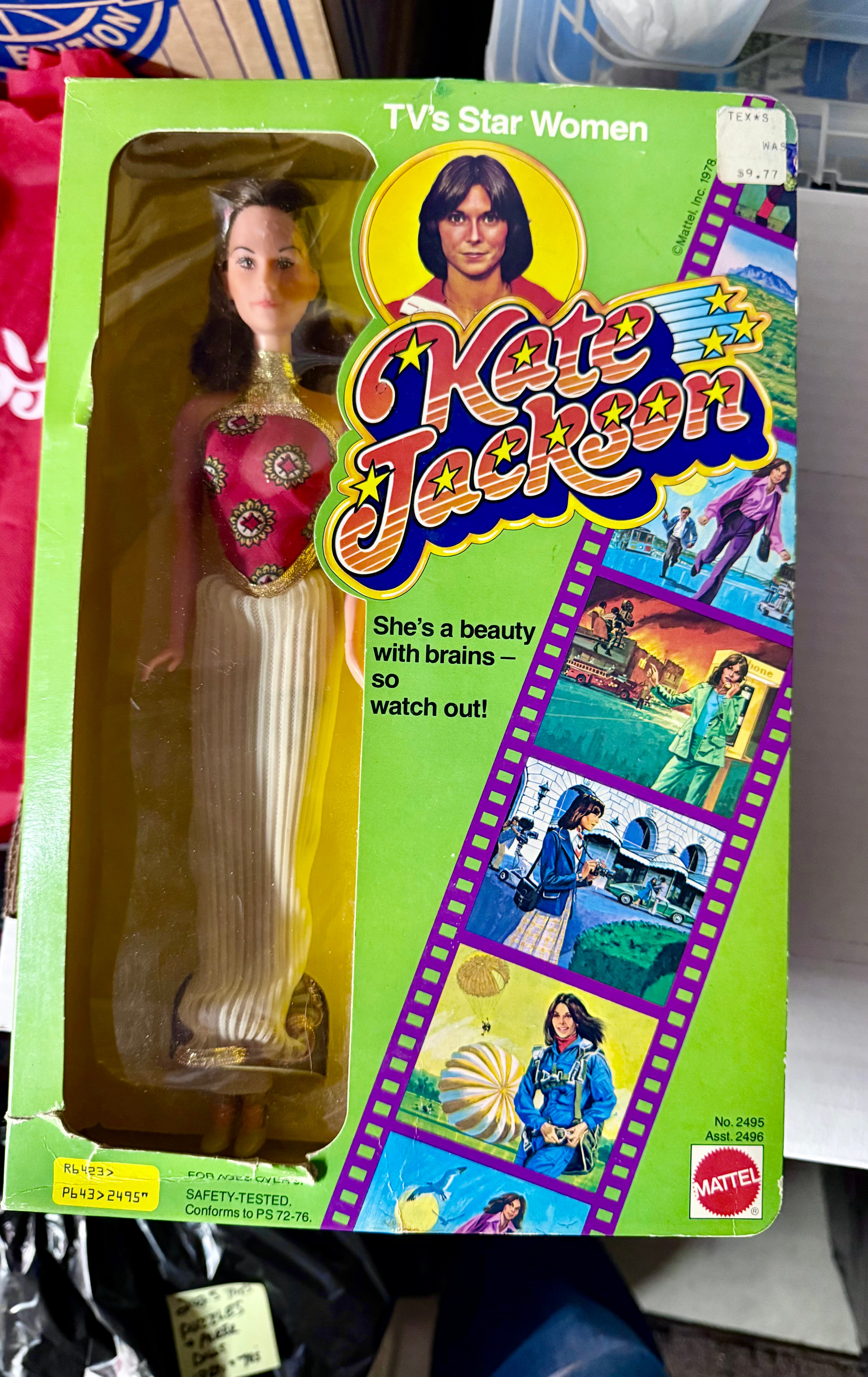 Kate Jackson, Charlie’s Angels rare toy doll in box 1978