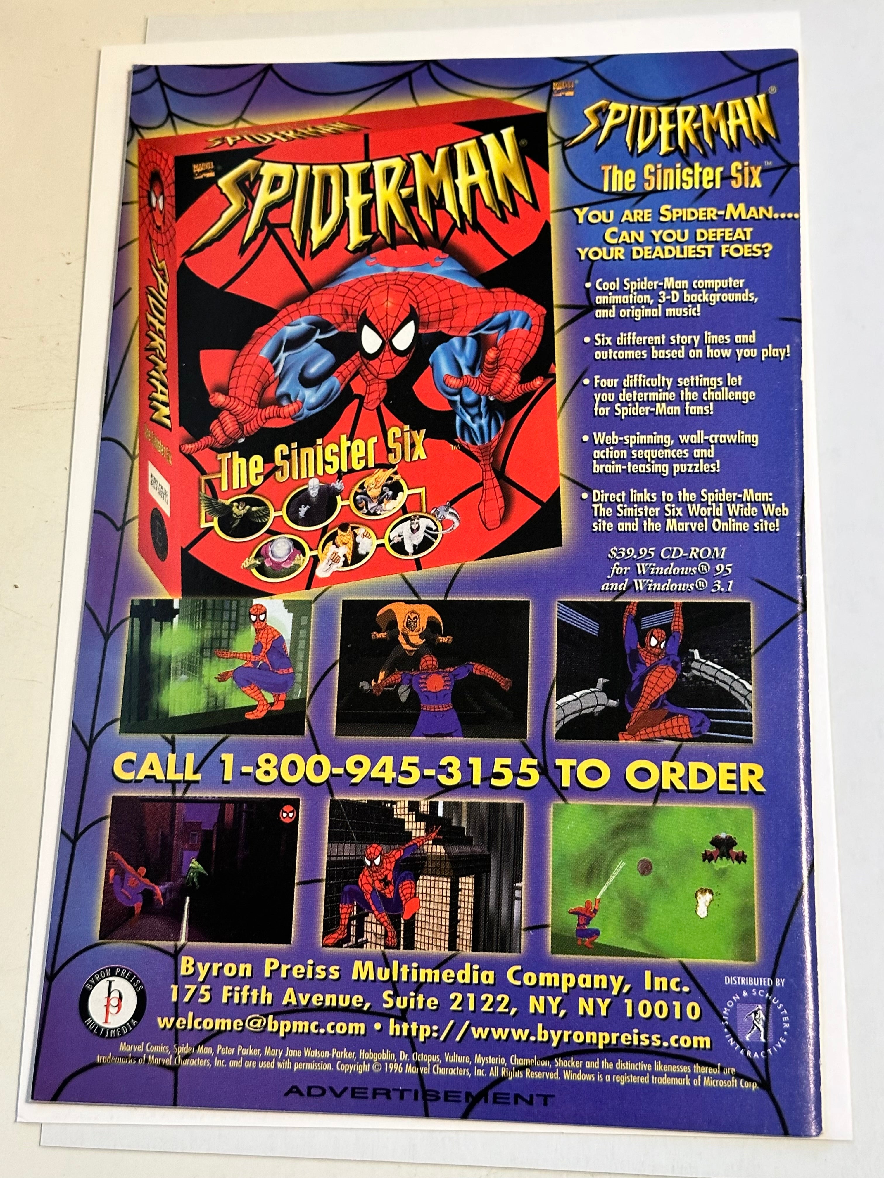 The adventures of Spider-man #12 Venom app. 1997