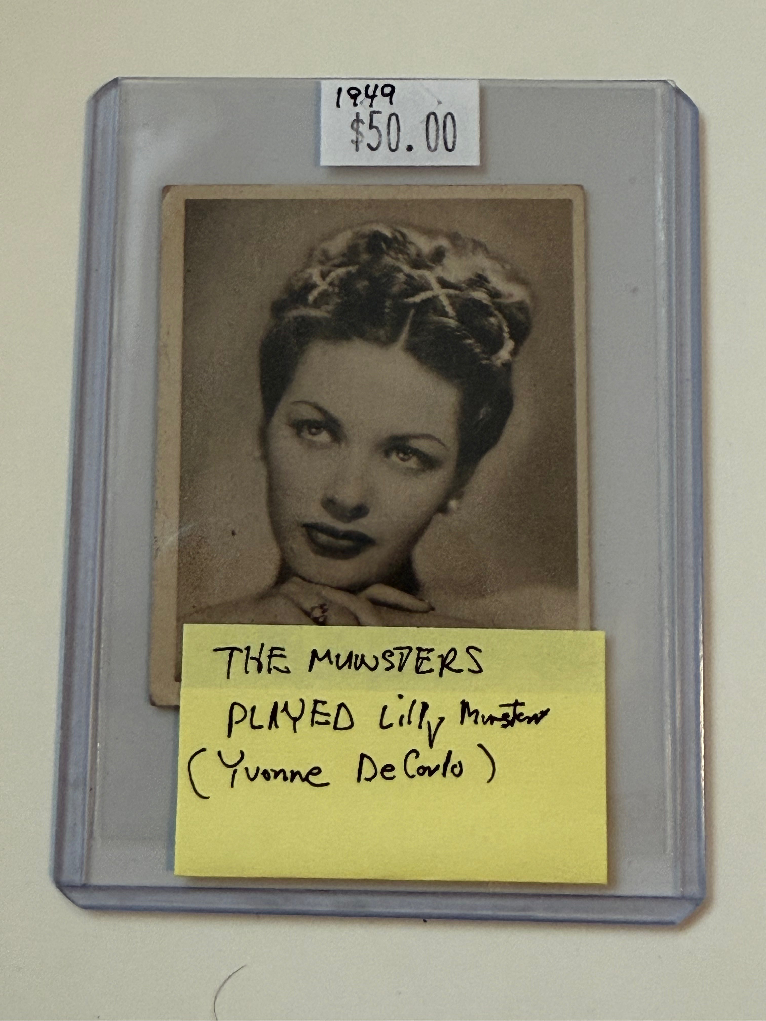 Yvonne DeCarlo rare movie card 1948