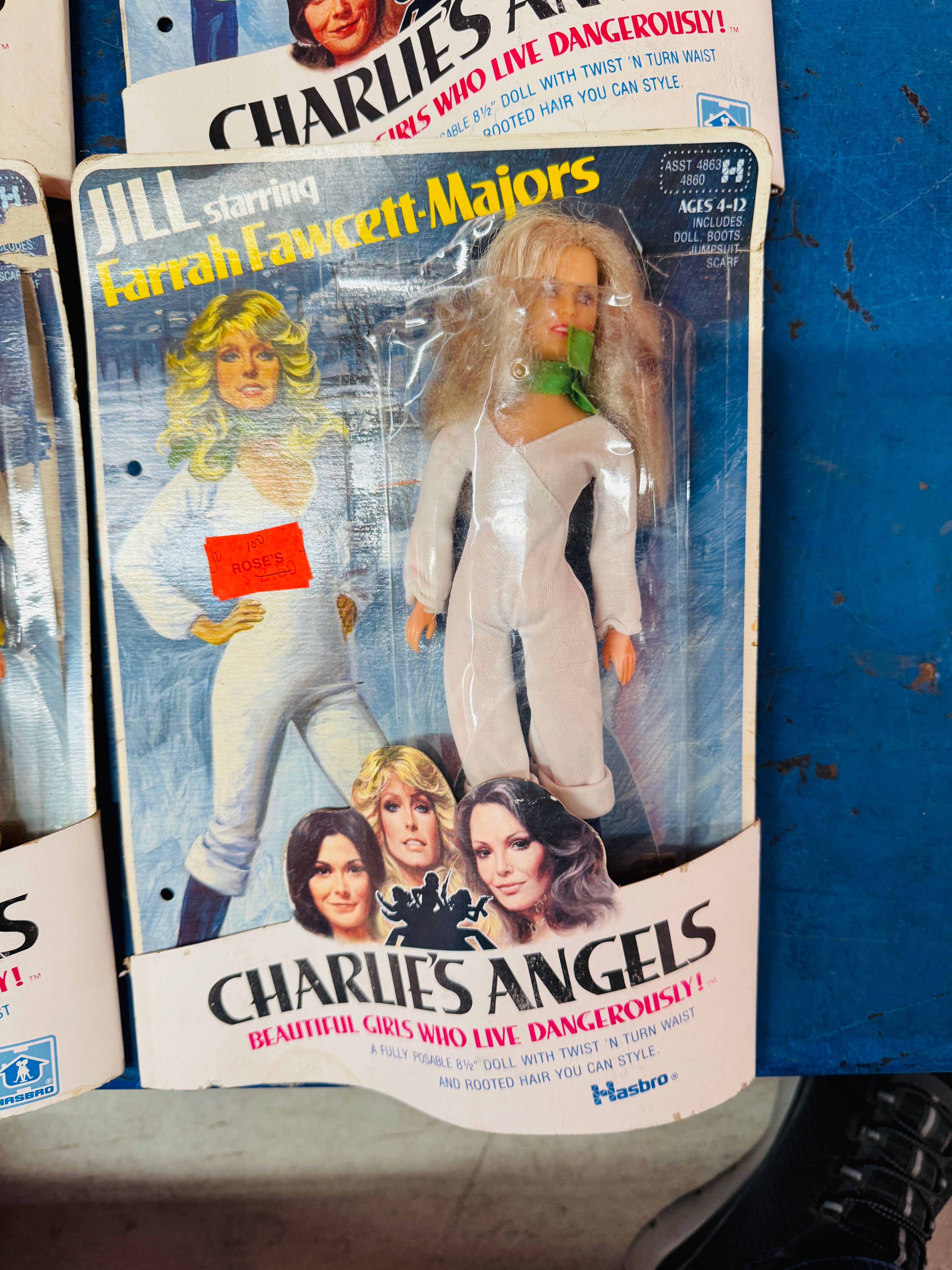 Charlie’s Angels TV show 8.5 inch 4 dolls in boxes lot deal 1977