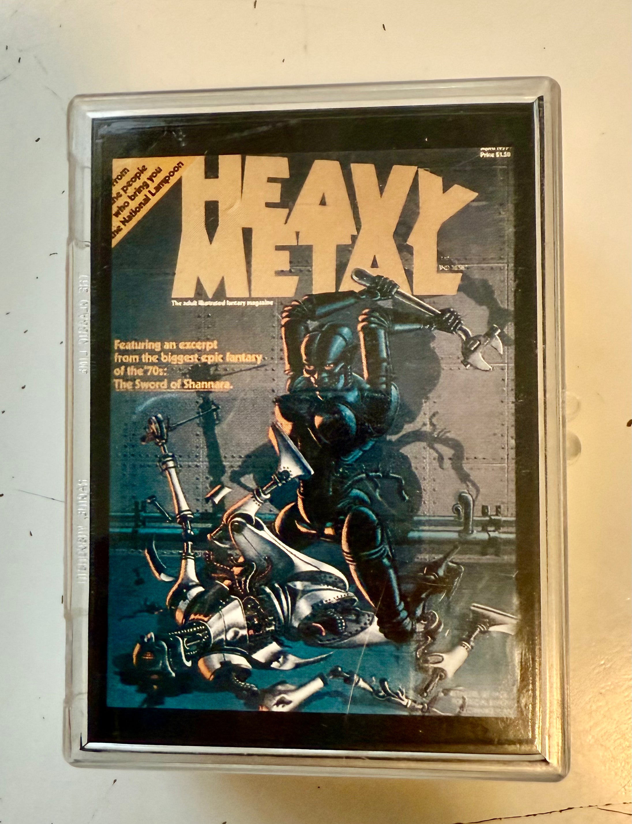 Heavy metal cards set covers 1991