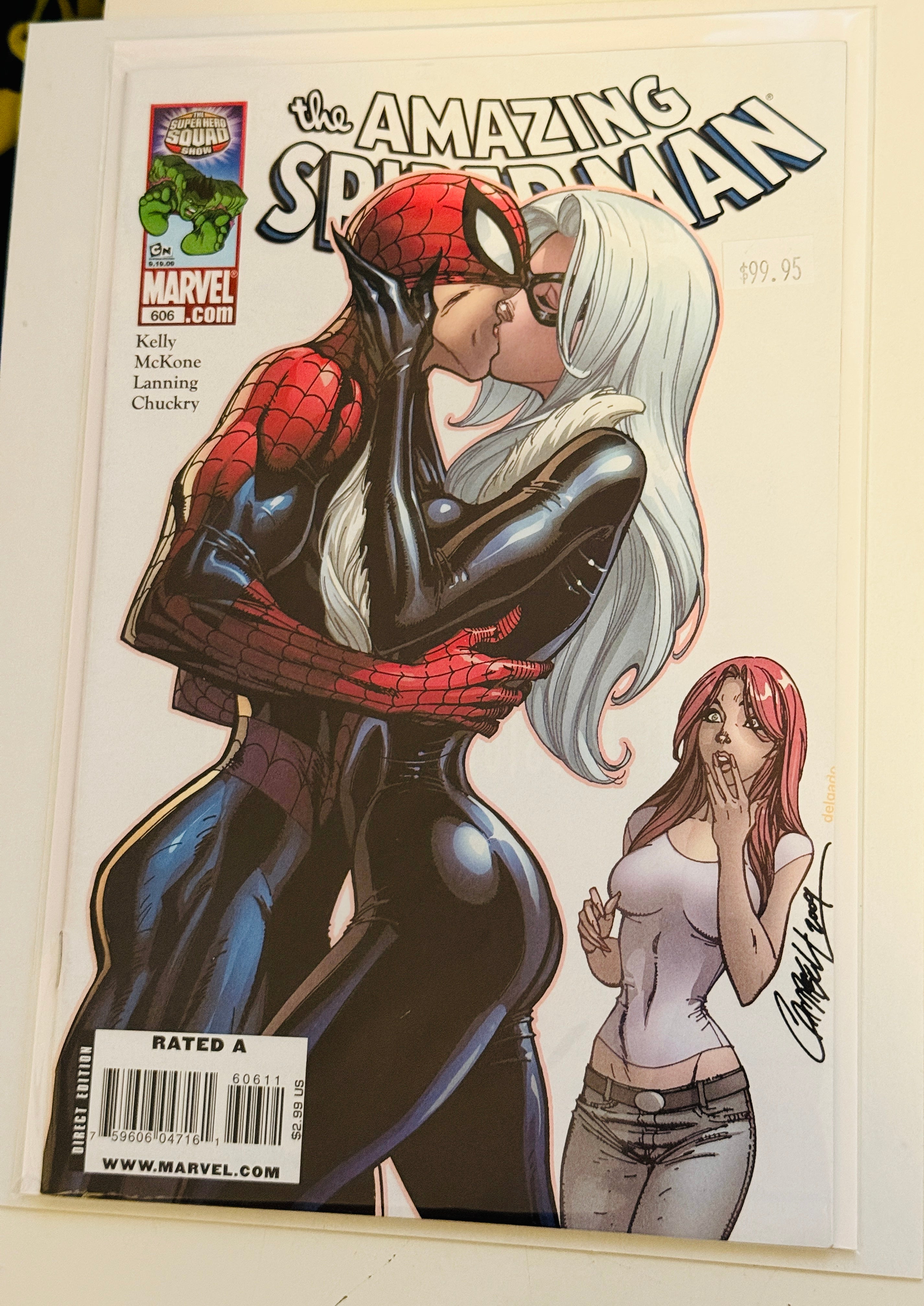 Amazing Spider-Man #606 key issue high grade condition comic book