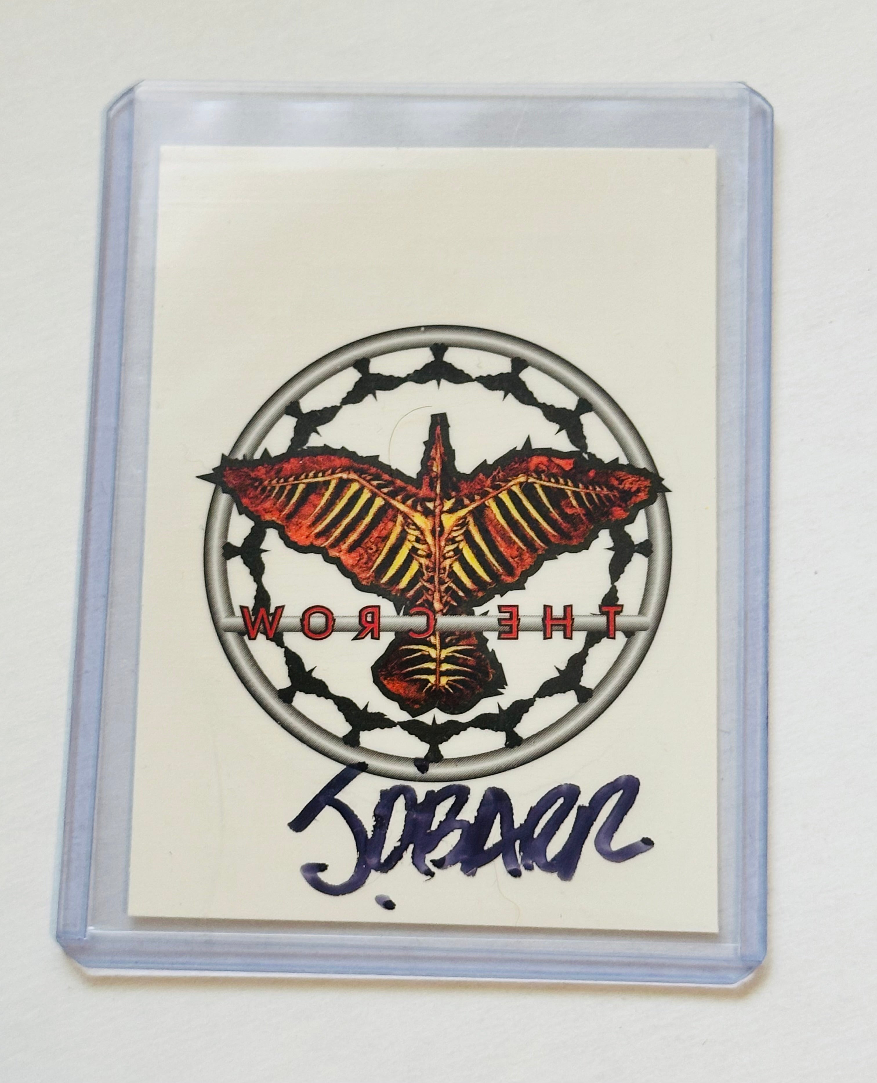 The Crow movie James O’Barr autograph card sold with COA
