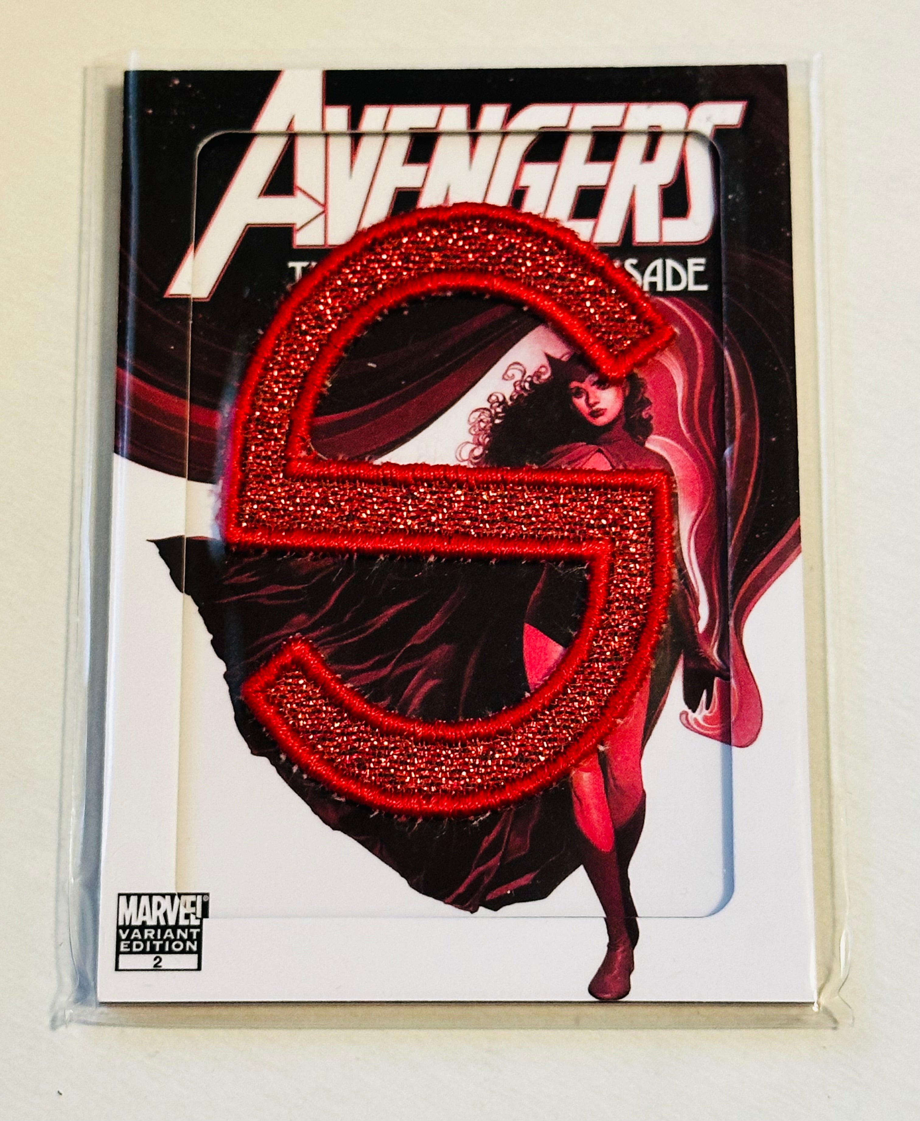 Avengers, Scarlet, witch memorabilia, insert trading card
