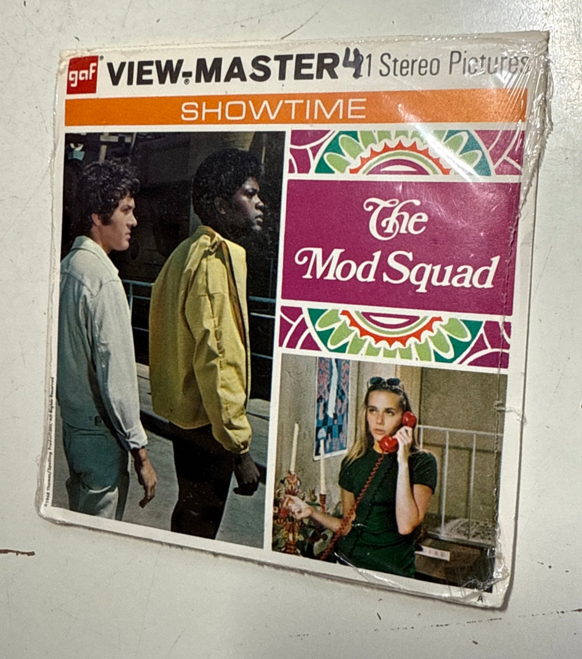 Mod squad TV show view master packet with reels and booklet 1968