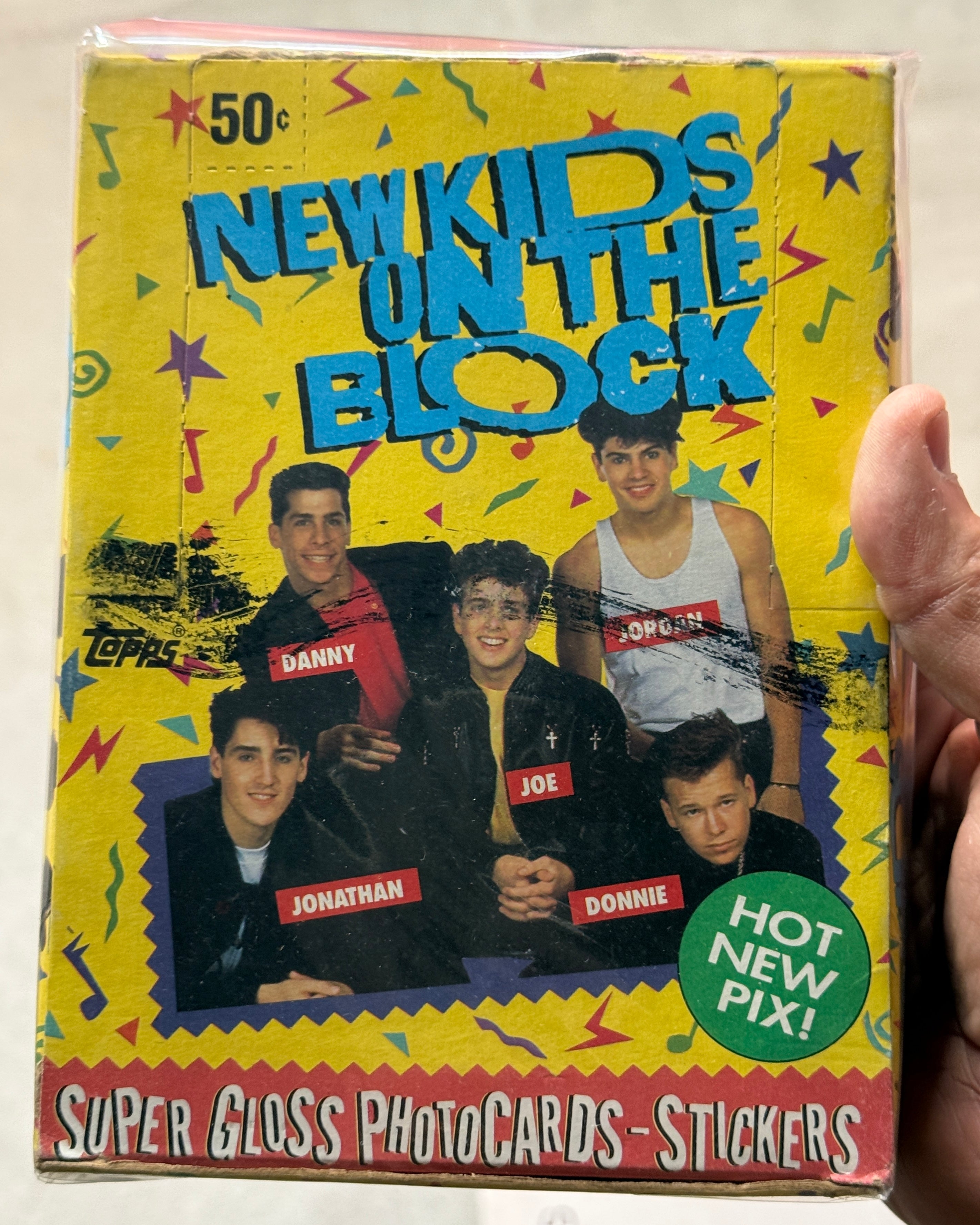 New kids on the block Cards 36 packs Box 1989