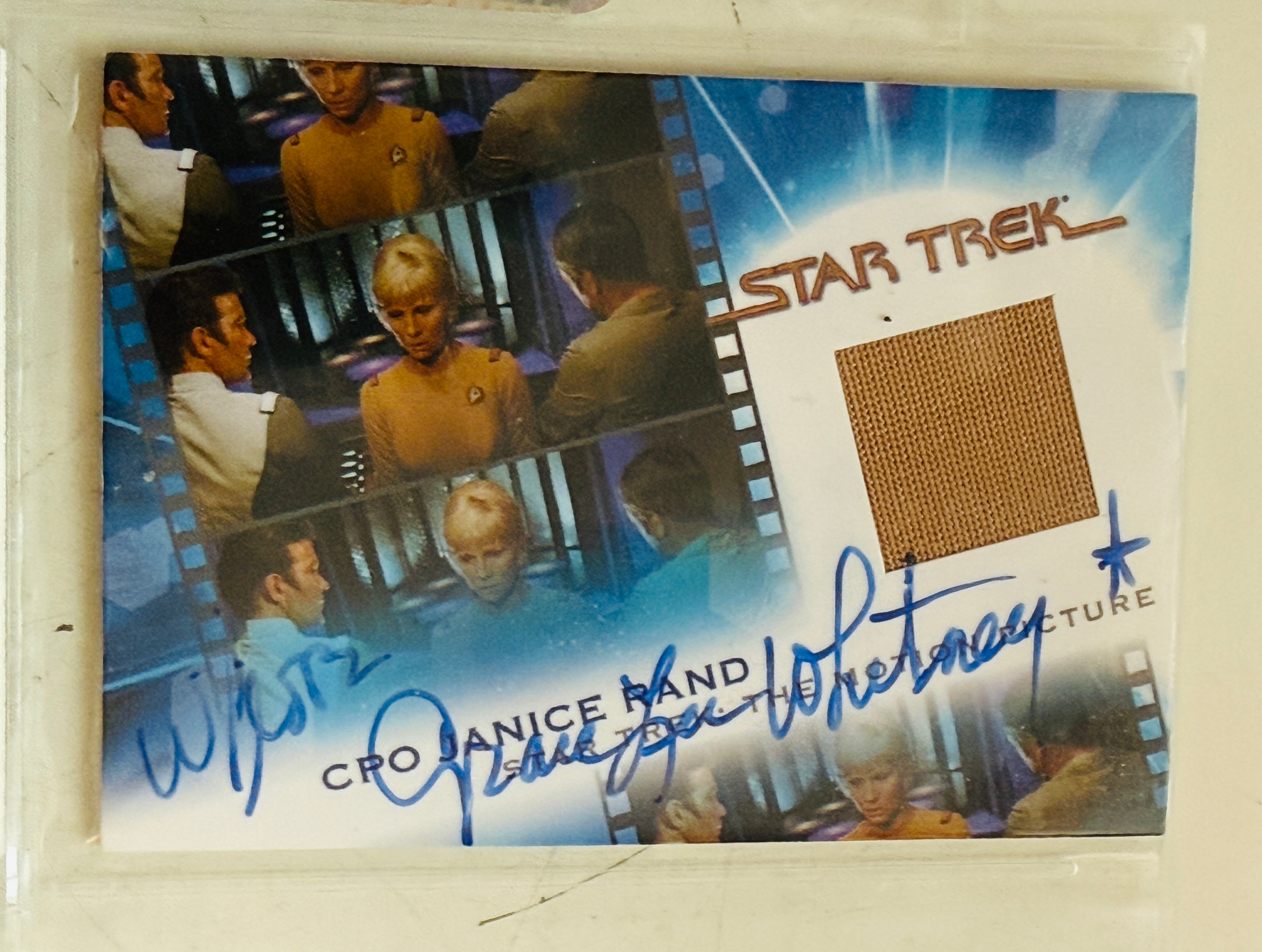 Star Trek Grace Lee Whitney rare memorabilia insert card autographed and sold with COA