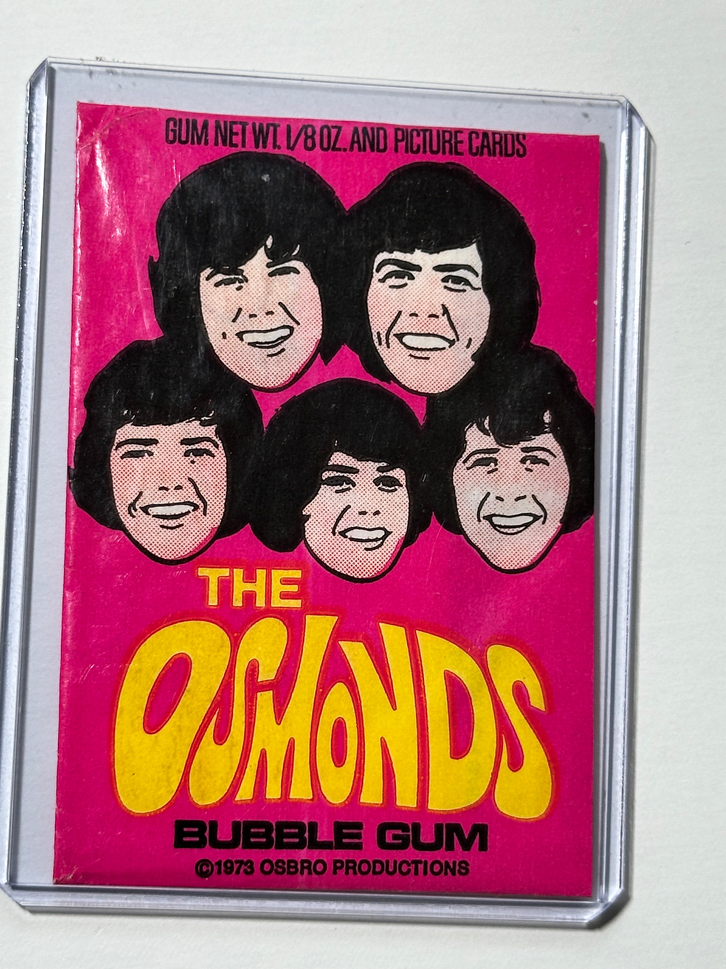 Osmonds music group rare wrapper 1973