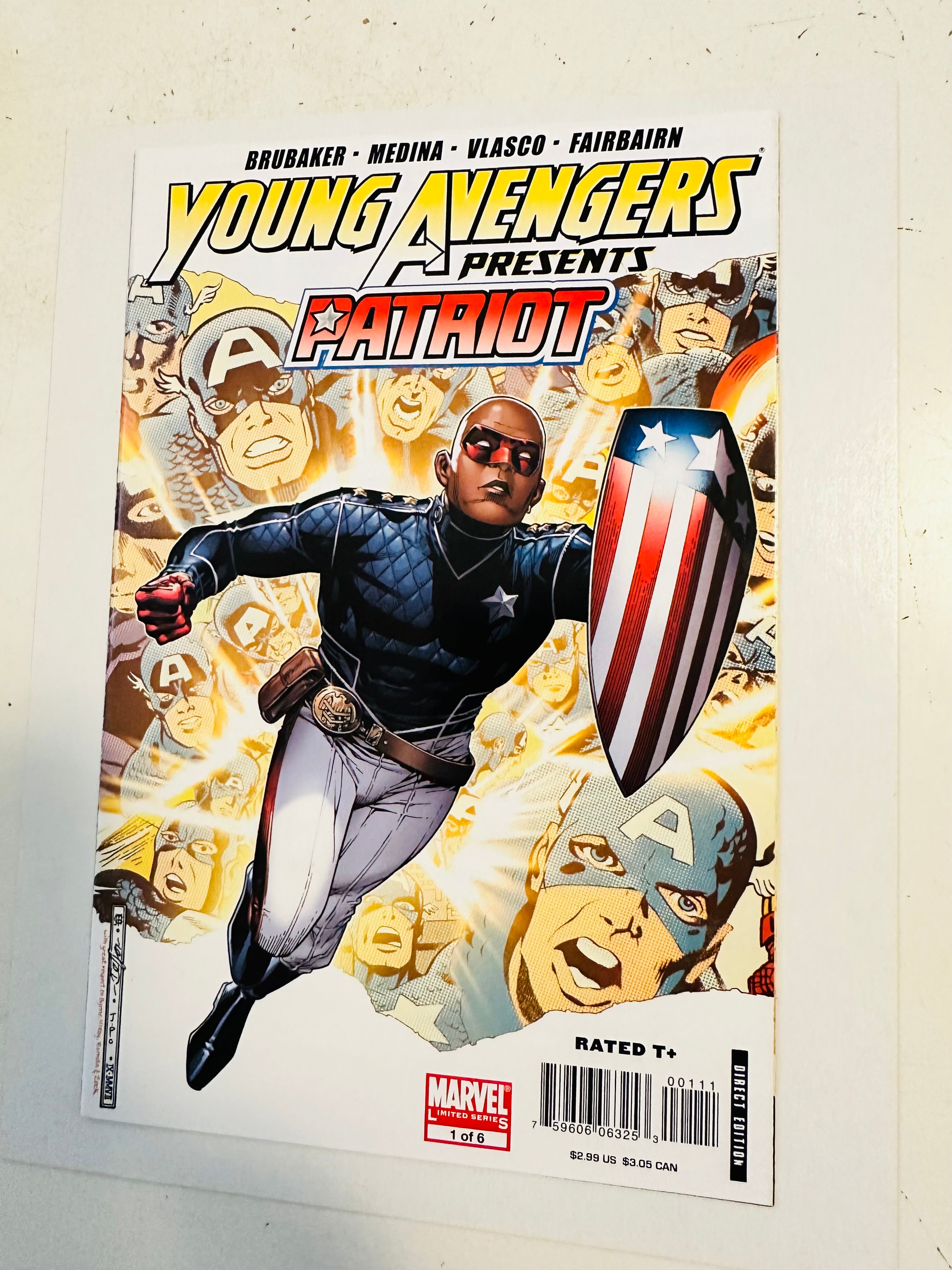 Young avengers presents patriot comic book
