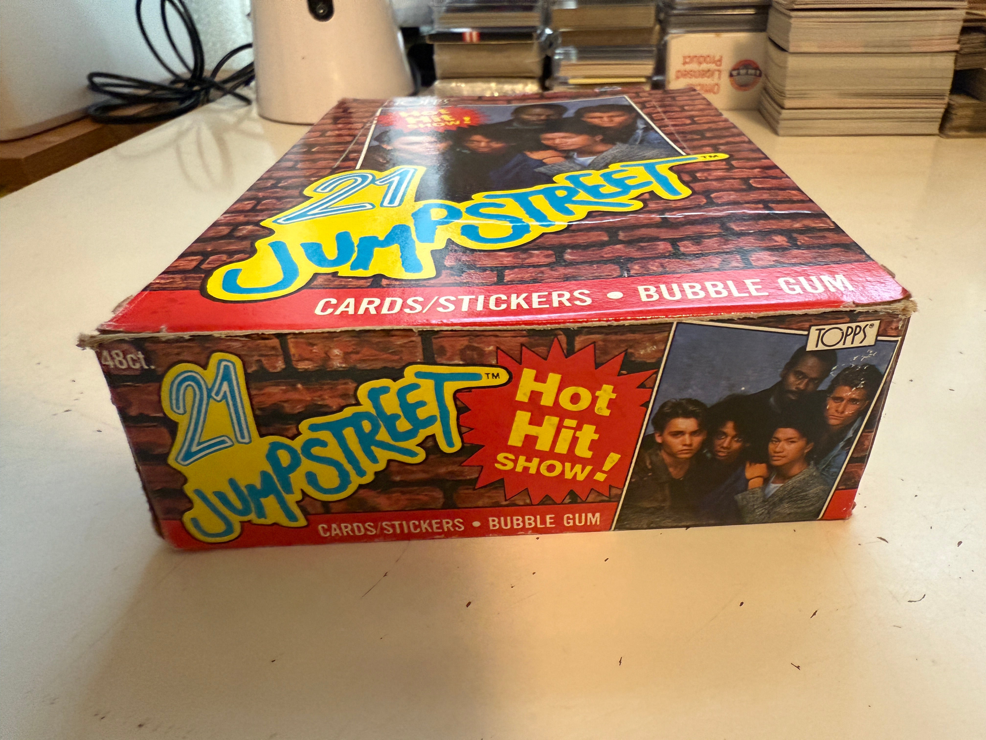 21 Jump street tv show cards, 36 packs box 1987-88