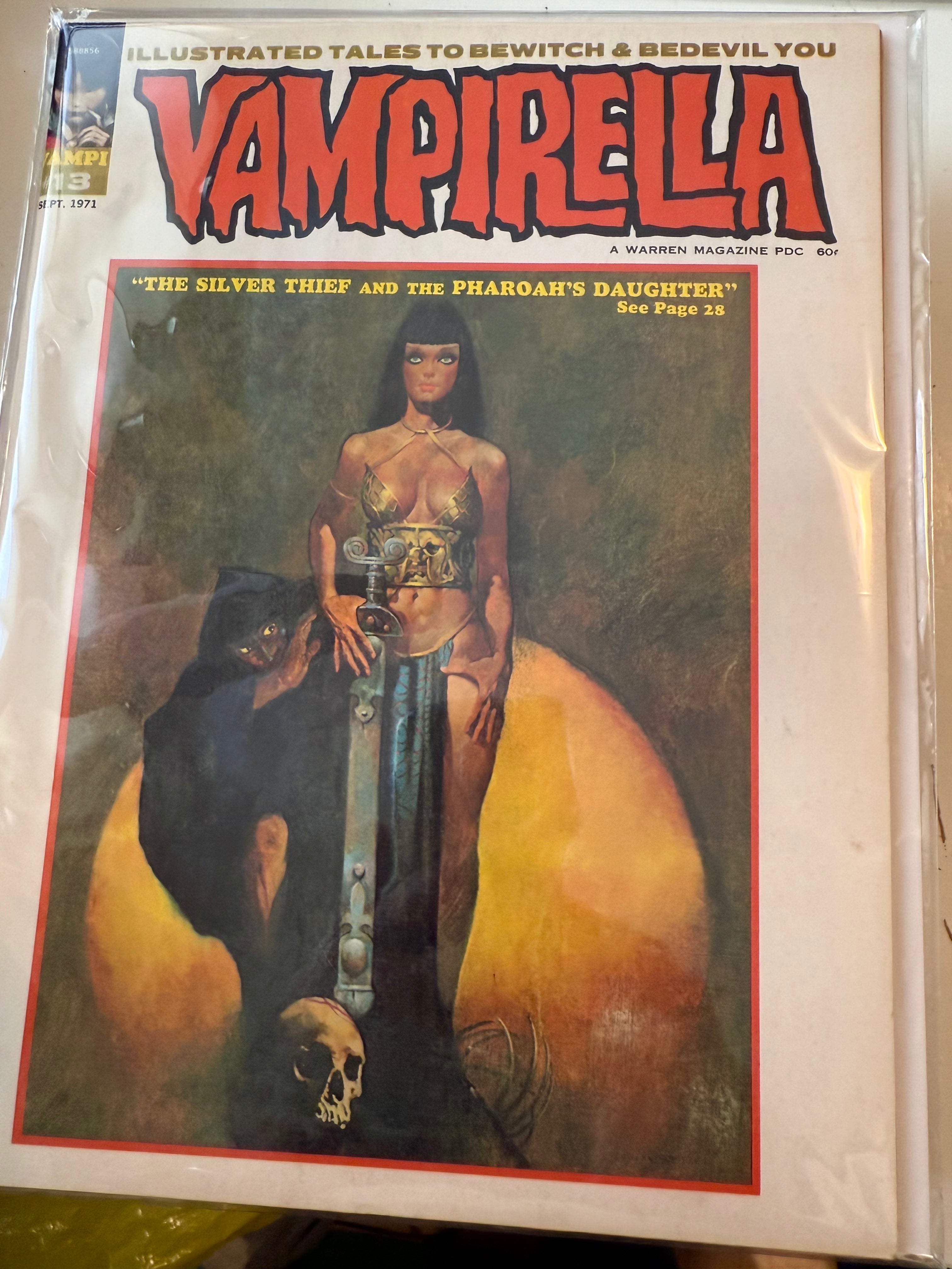 Vampirella #13 comic magazine high grade condition 1971