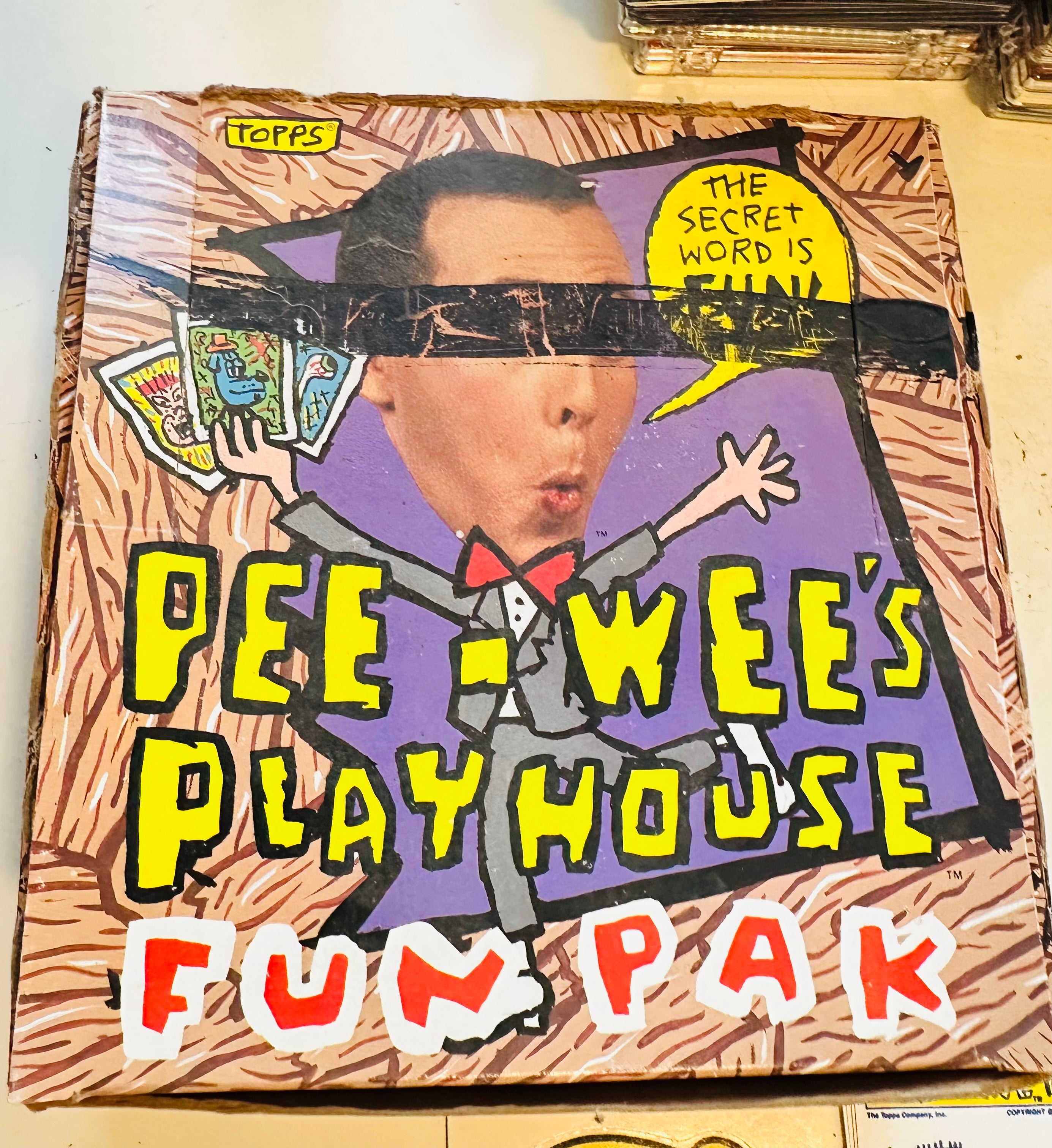 Pee Wees Playhouse cards master set with all inserts sets and cards set with Display box 1988