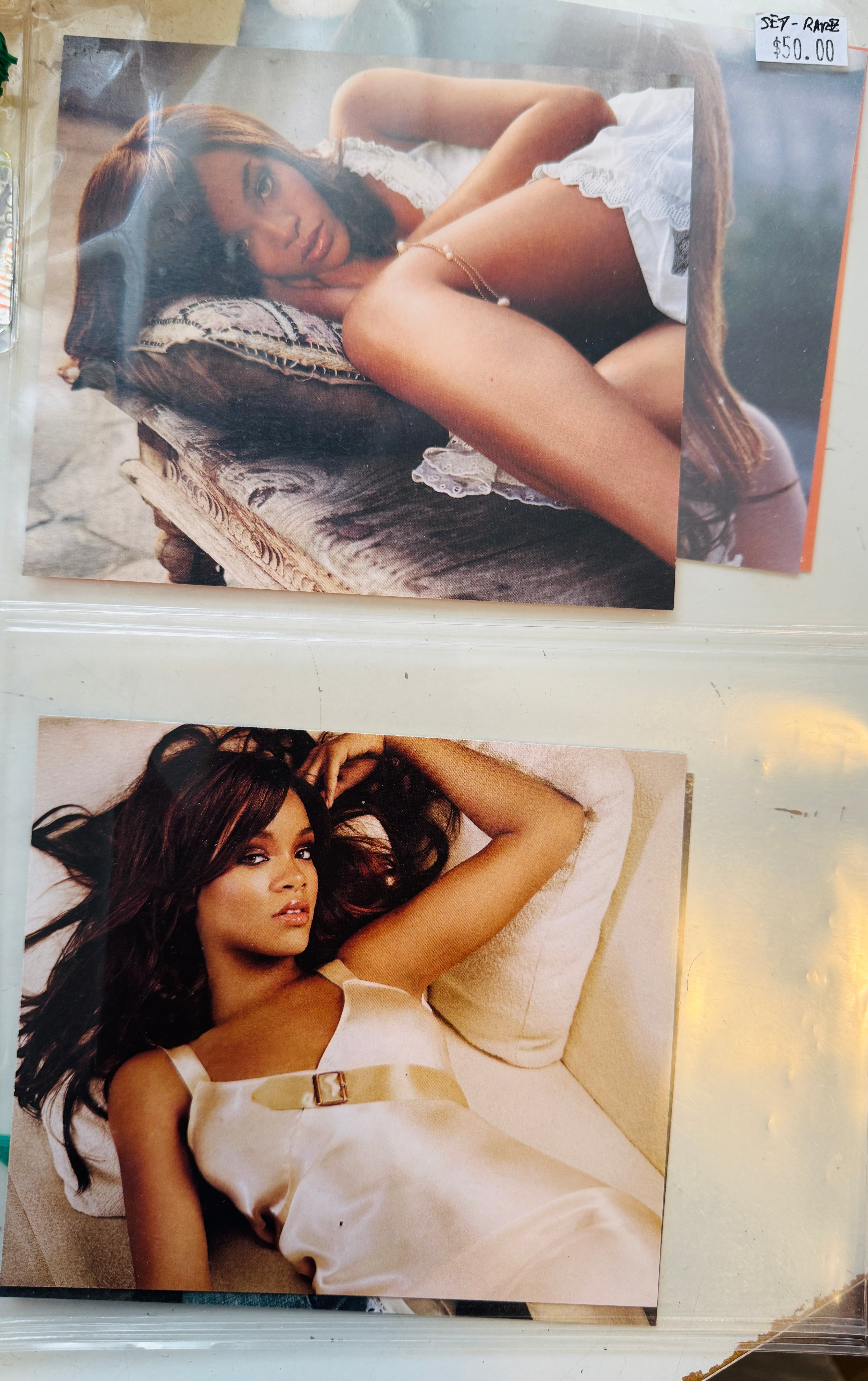 Rhianna music Star five cards rare set