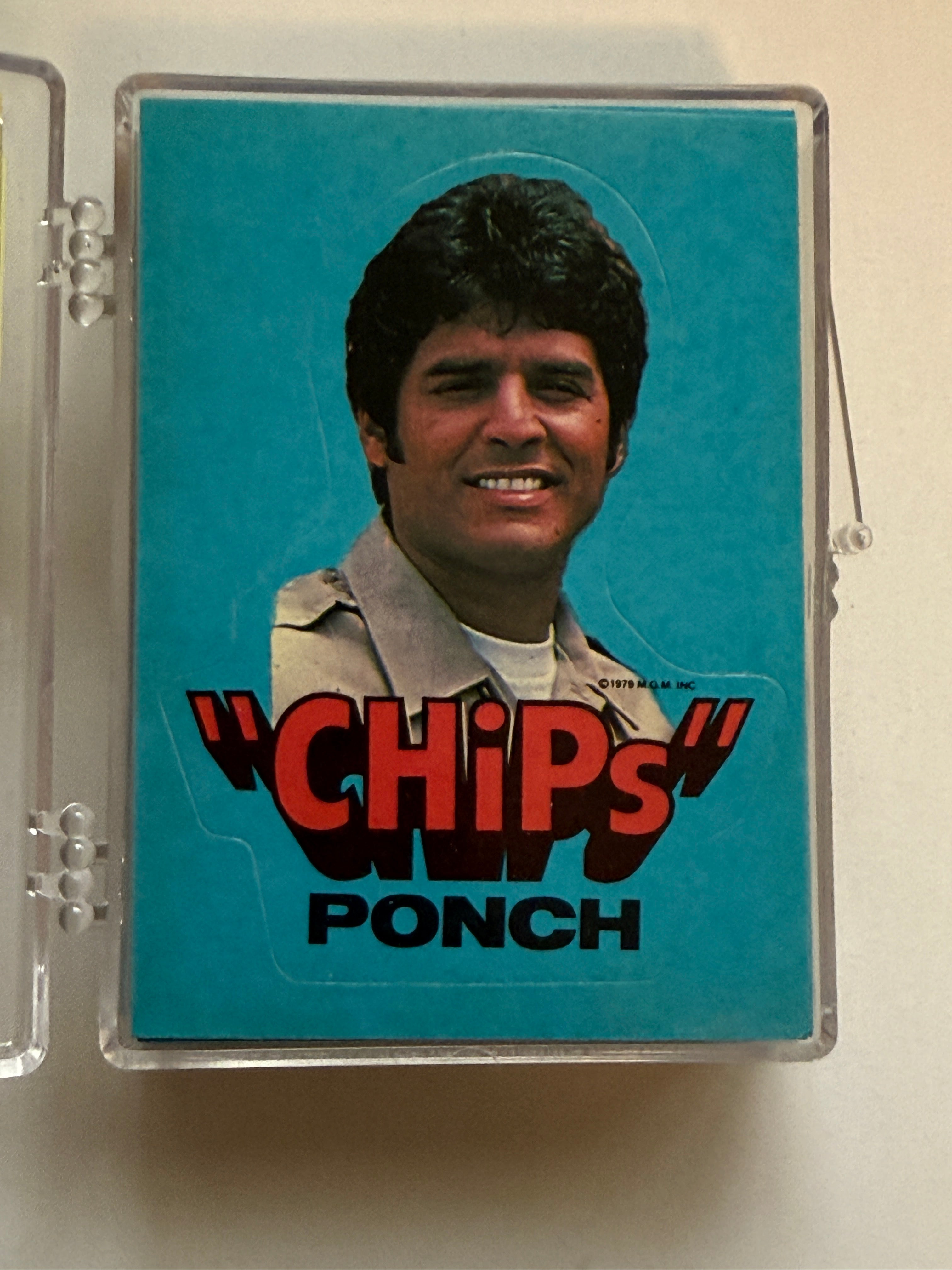 Chips TV show rare sticker cards set 1979