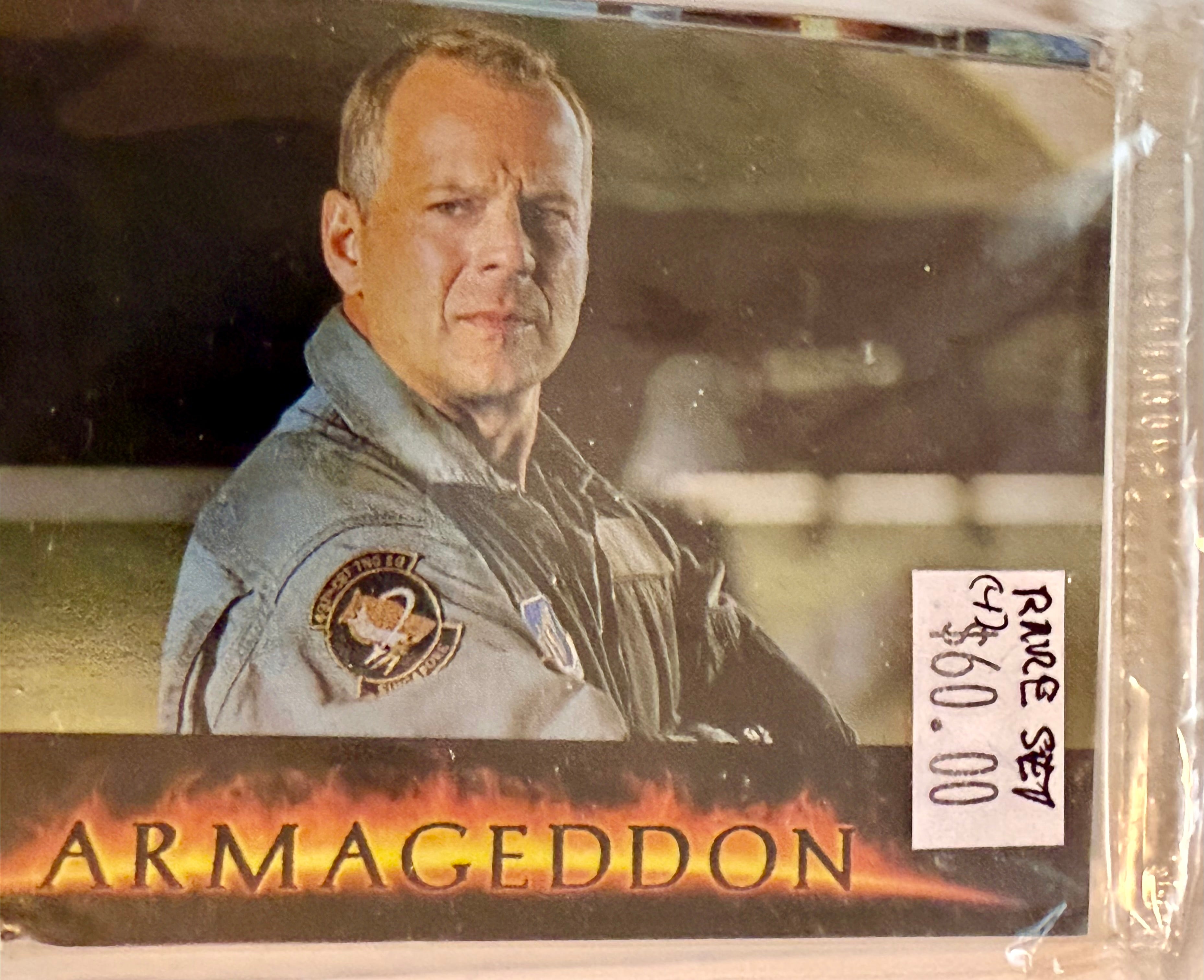 Armageddon movie cards for sealed packs set 1998
