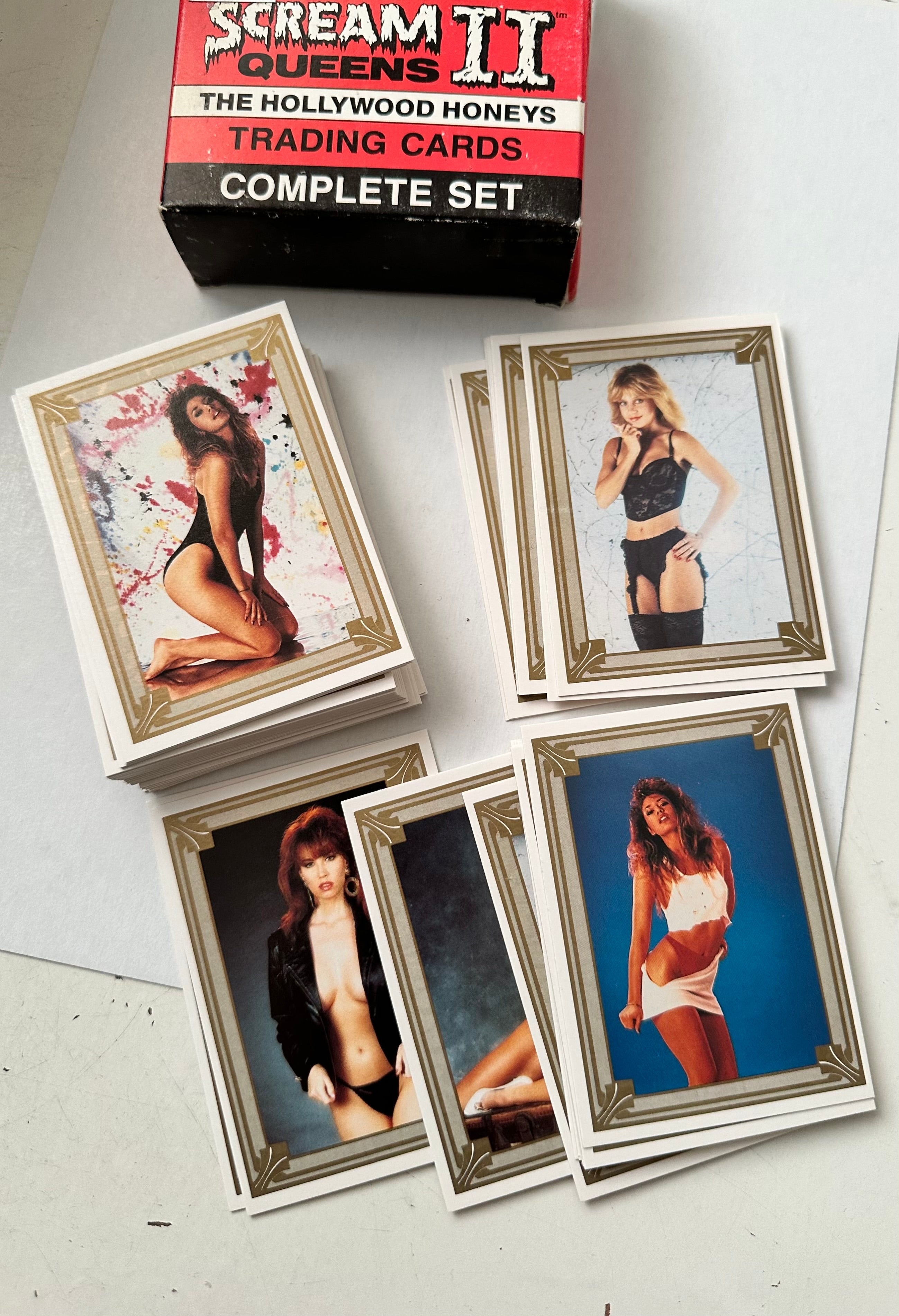 Scream Queens 2 rare cards set 1990s