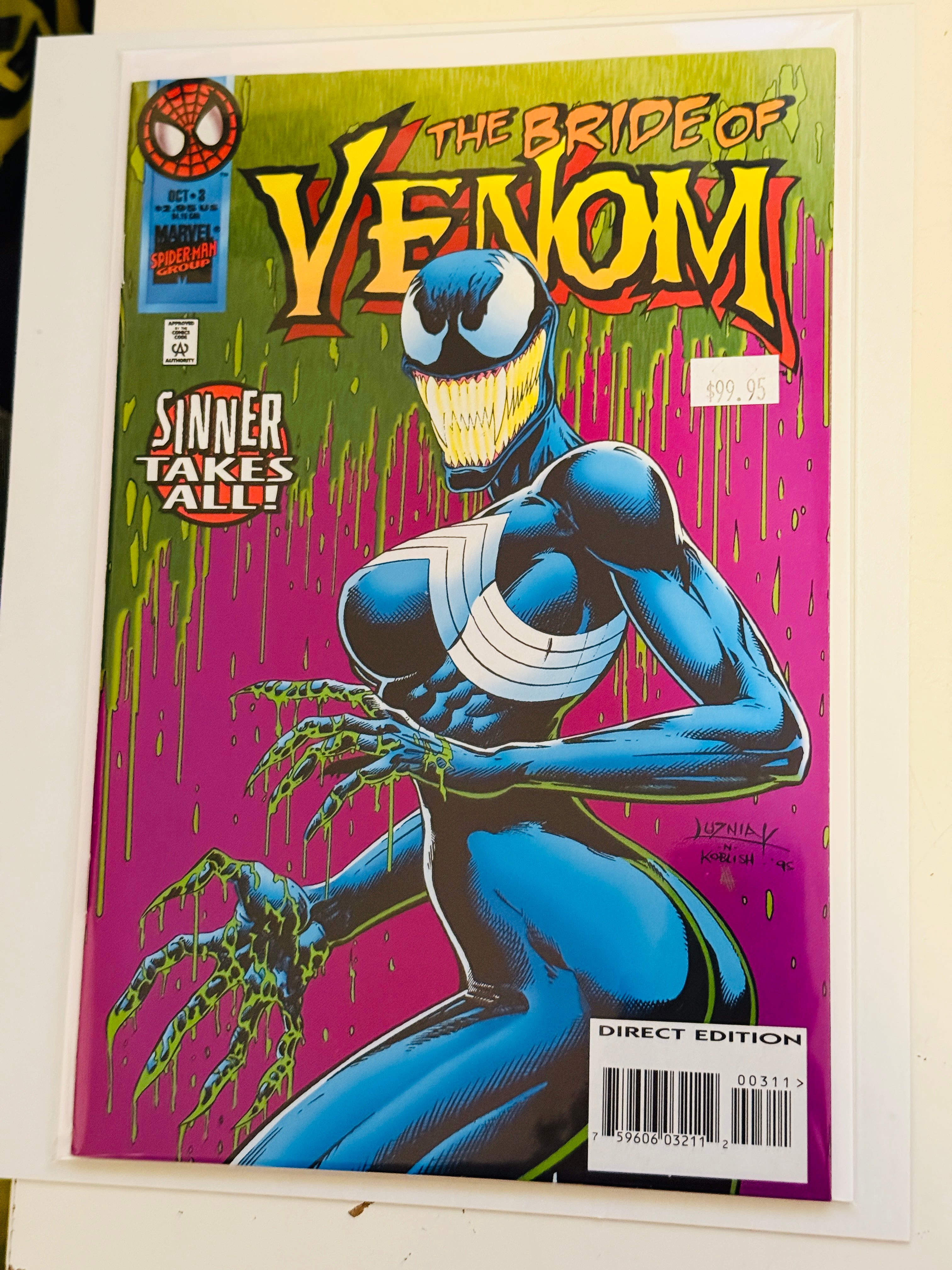 Bride of Venom #3 first appearance comic book 1995