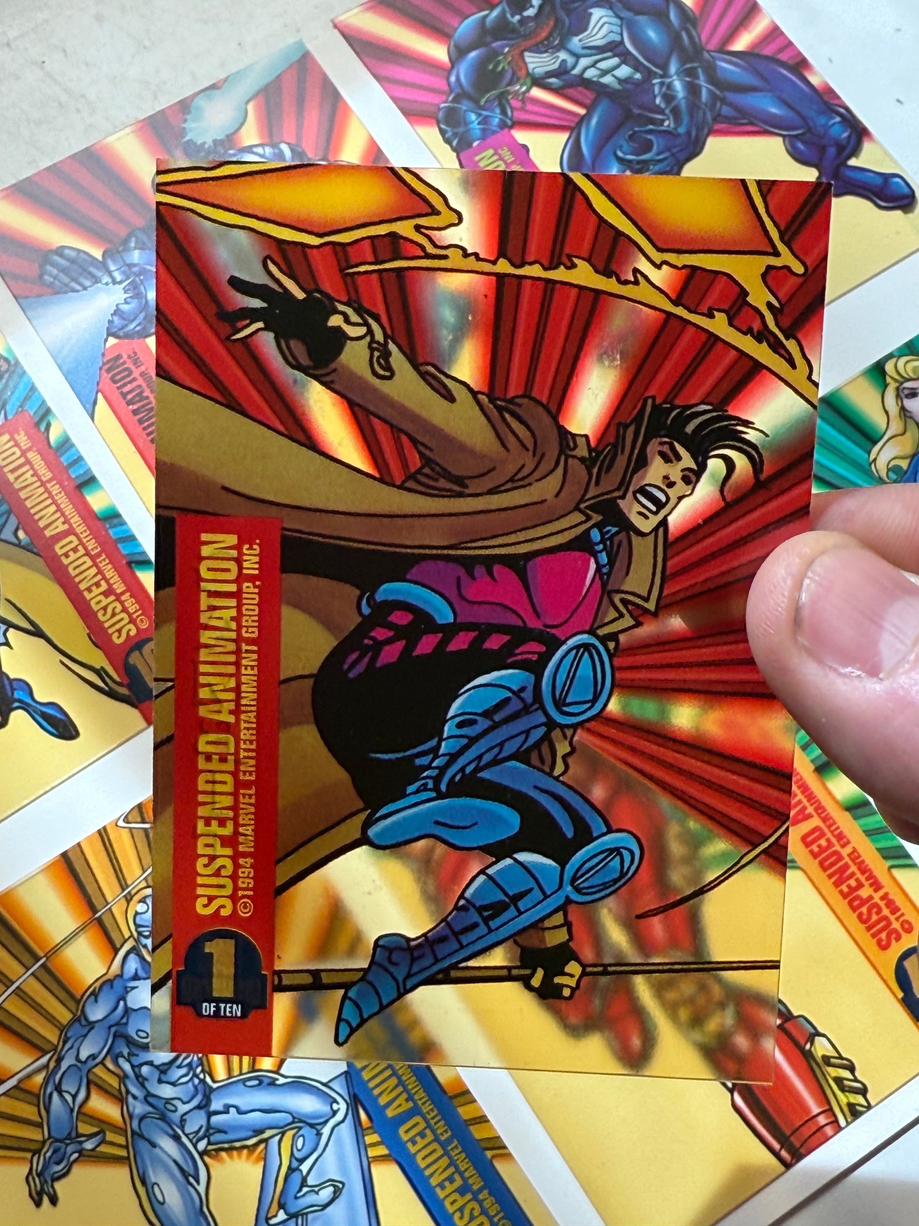 Marvel universe, suspended animation cards insert set 1994
