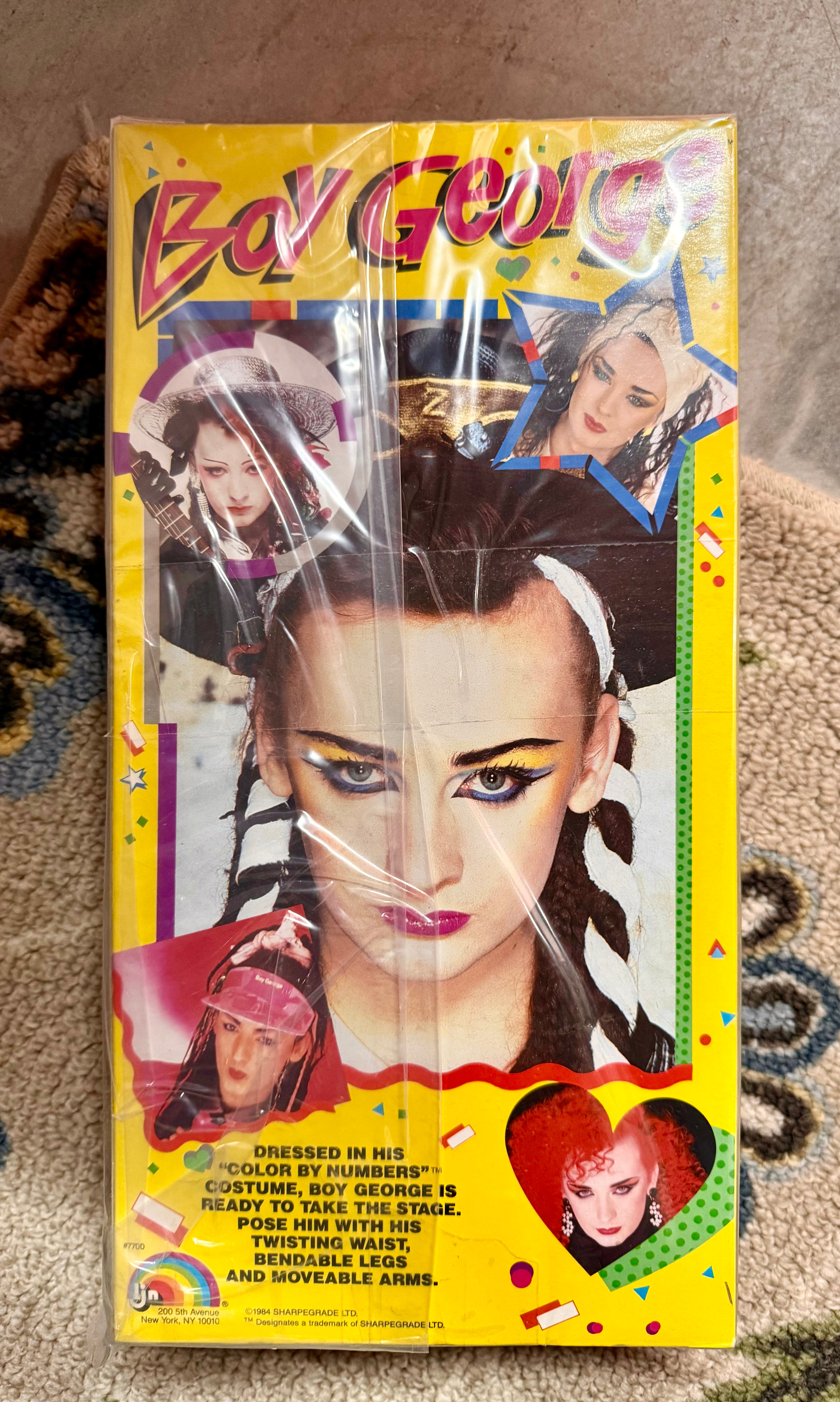 Boy George Doll in box rare collectible 1984