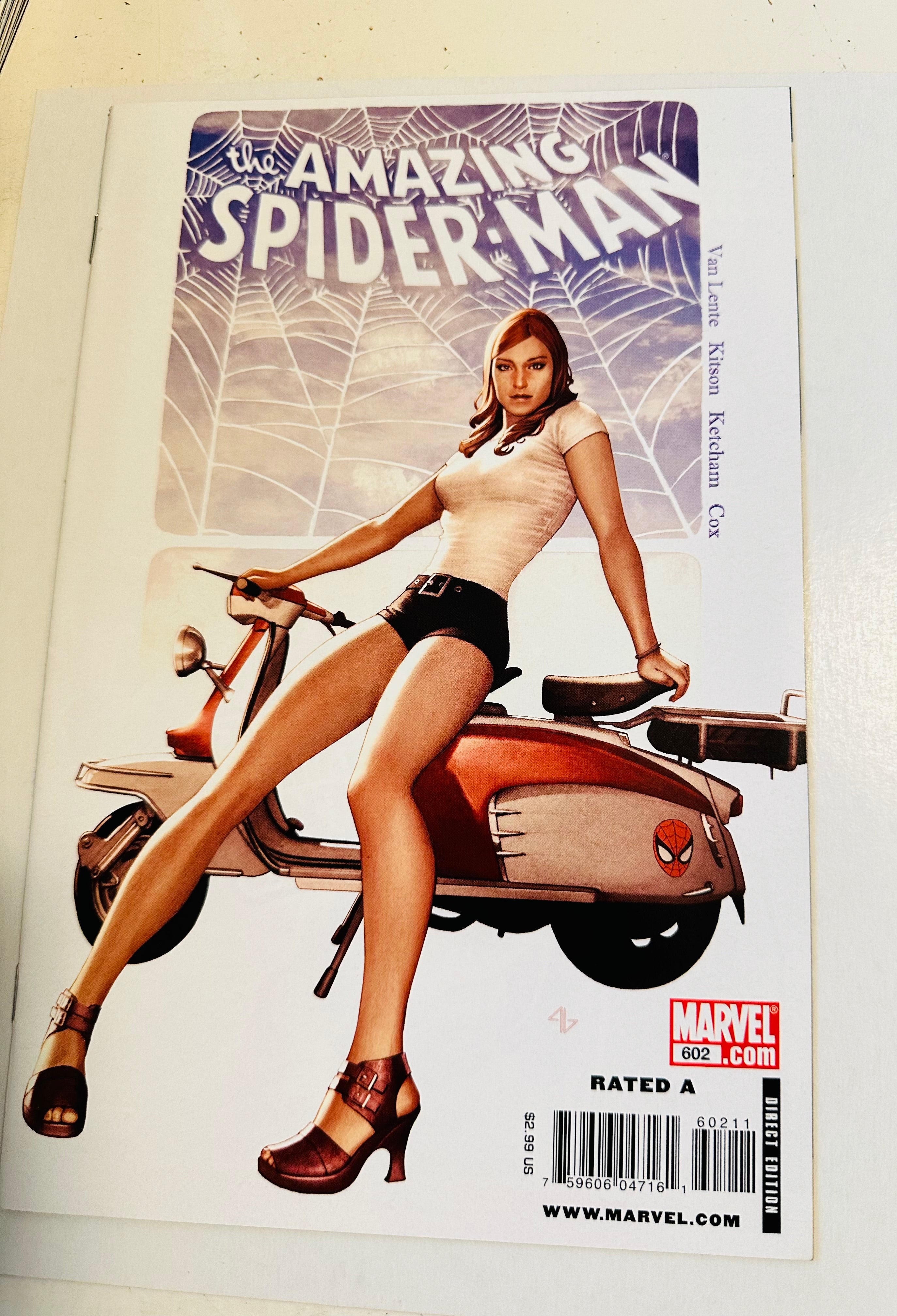 Amazing Spider-Man number 602, high-grade condition, book