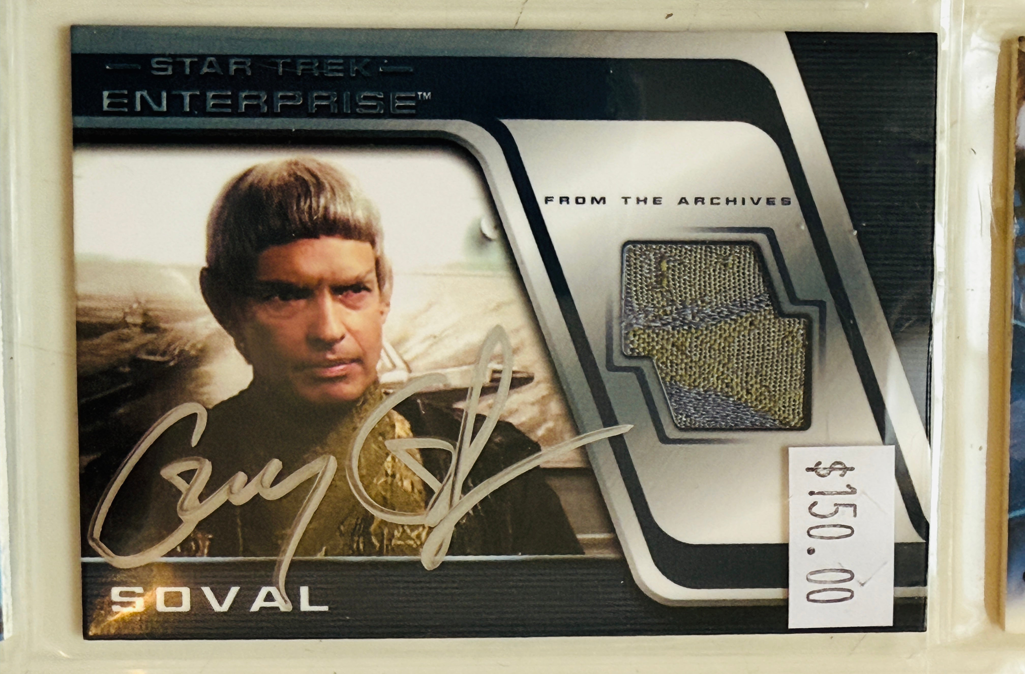 rare star trek cards Star Trek rare memorabilia insert card autographed with COA