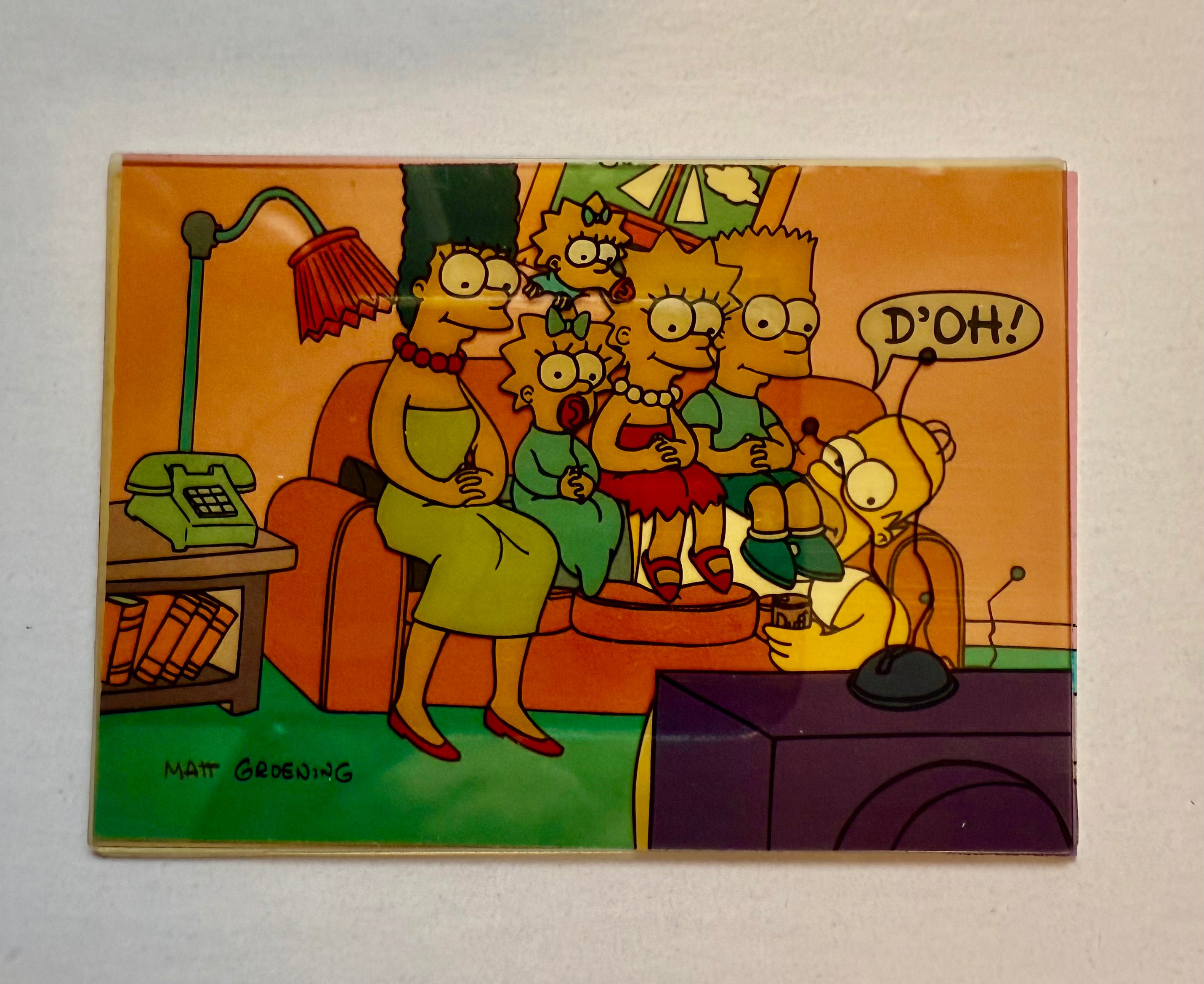 The Simpsons Skybox rare film cel 3 cards insert set 1993