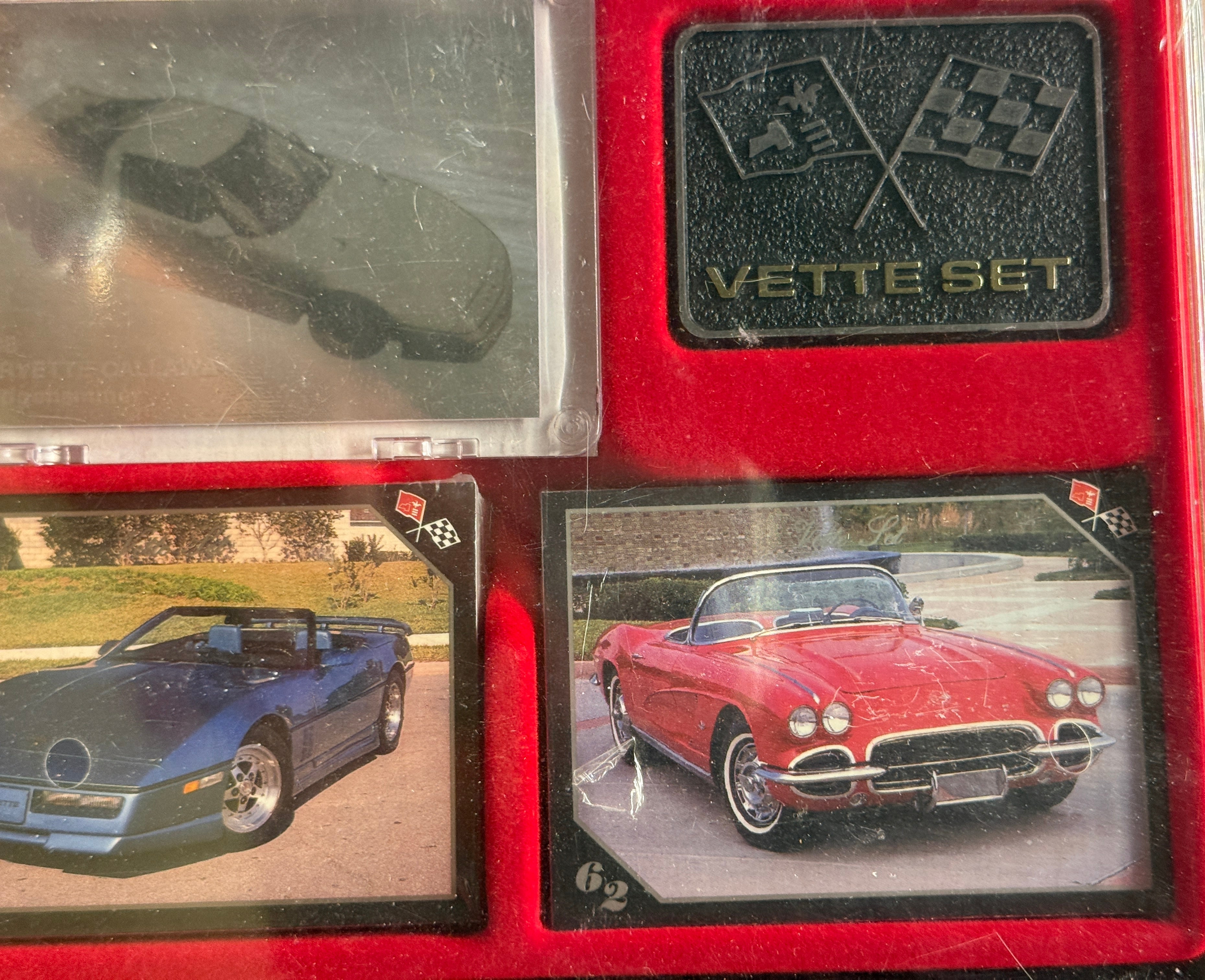 Corvette set factory, sealed cards with hologram and plate deal 1991