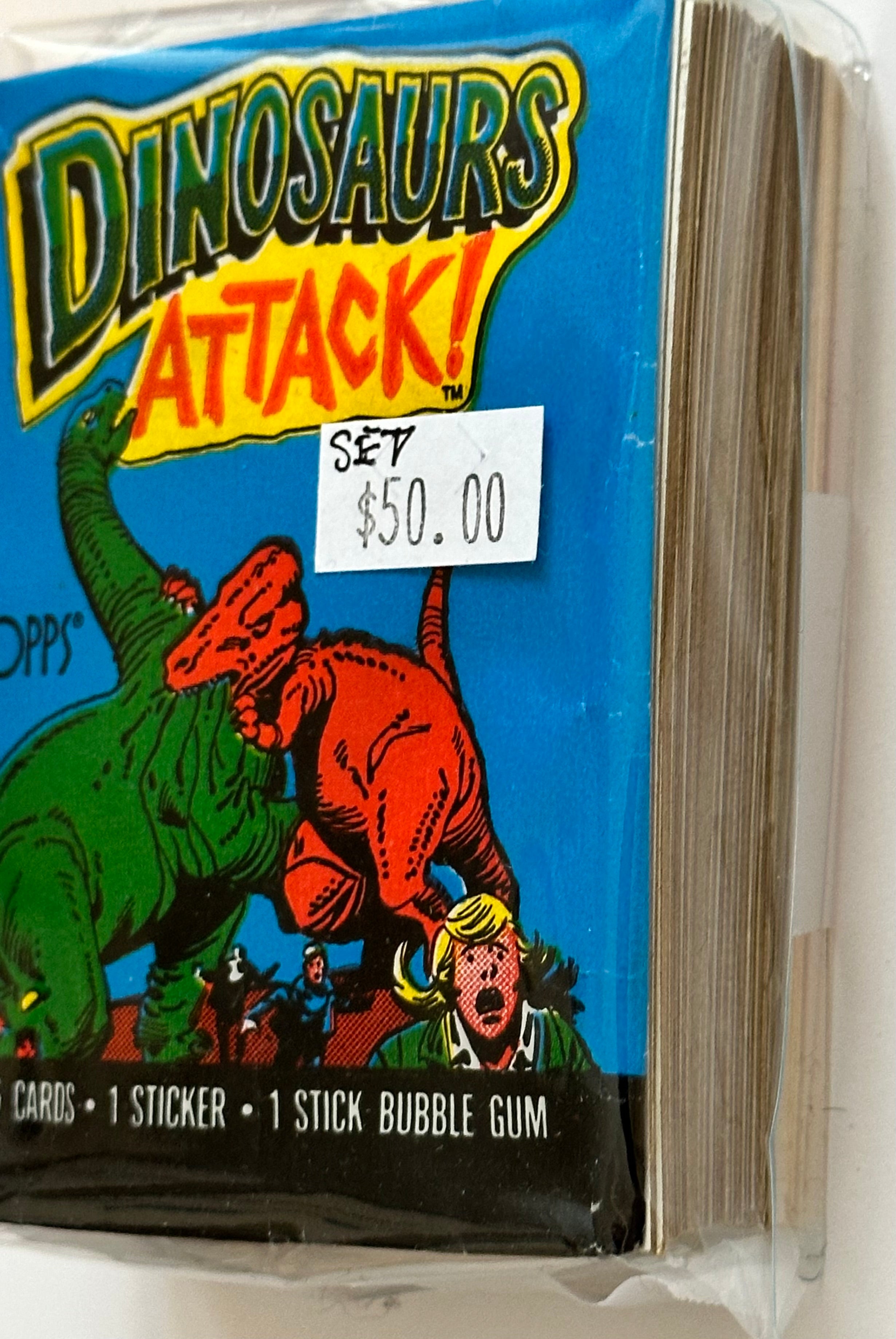 Dinosaurs attack, rare vintage card set 1988